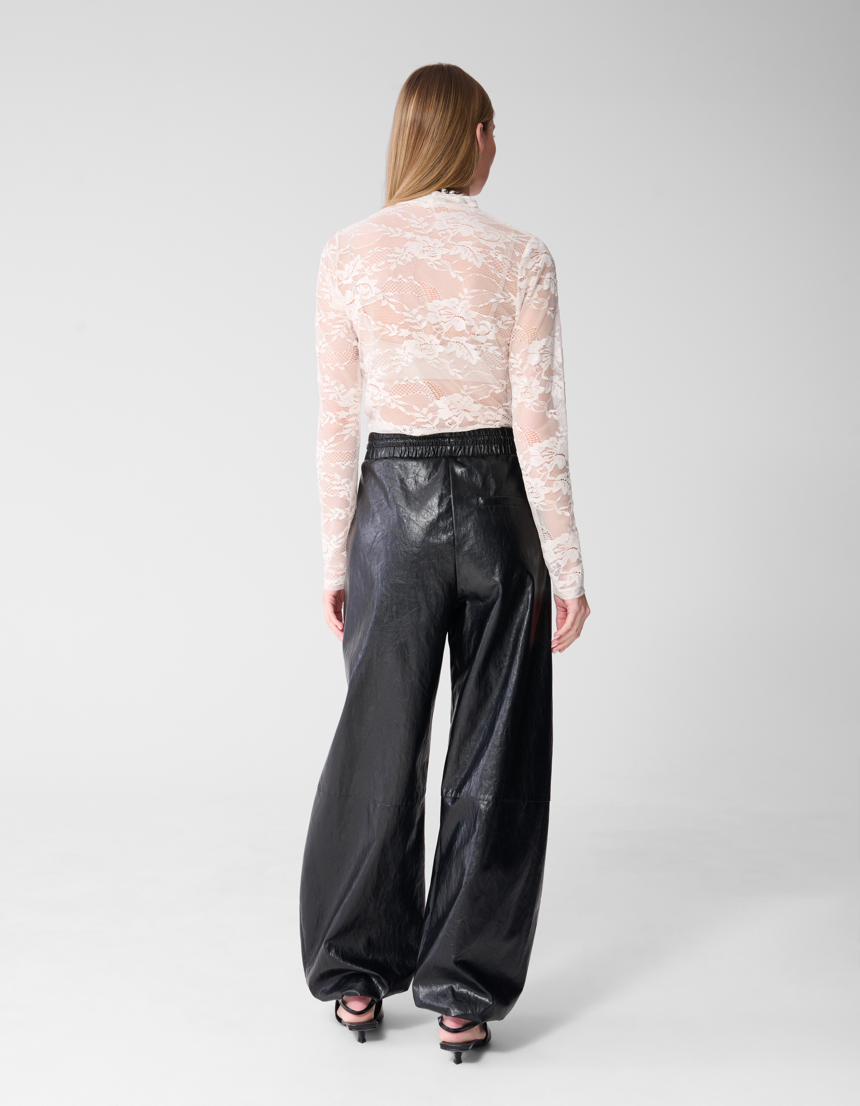 Flower Kanten Top Gebroken Wit SHOEBY WOMEN