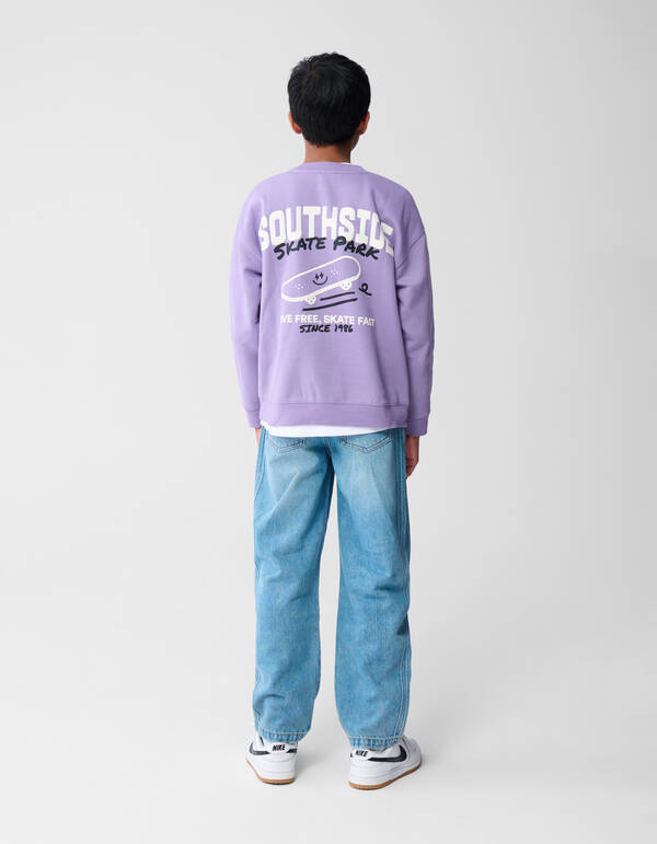 Sportliche Baggy-Fit-Jeans, mittelgrau SHOEBY BOYS