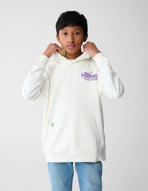 Recharged Artwork Hoodie Off White SHOEBY BOYS