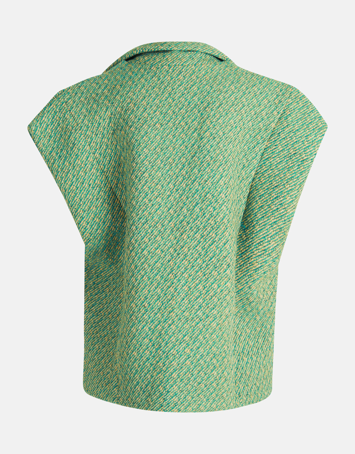 &Auml;rmelloser Tweed Jack Gr&uuml;n von Mieke SHOEBY WOMEN