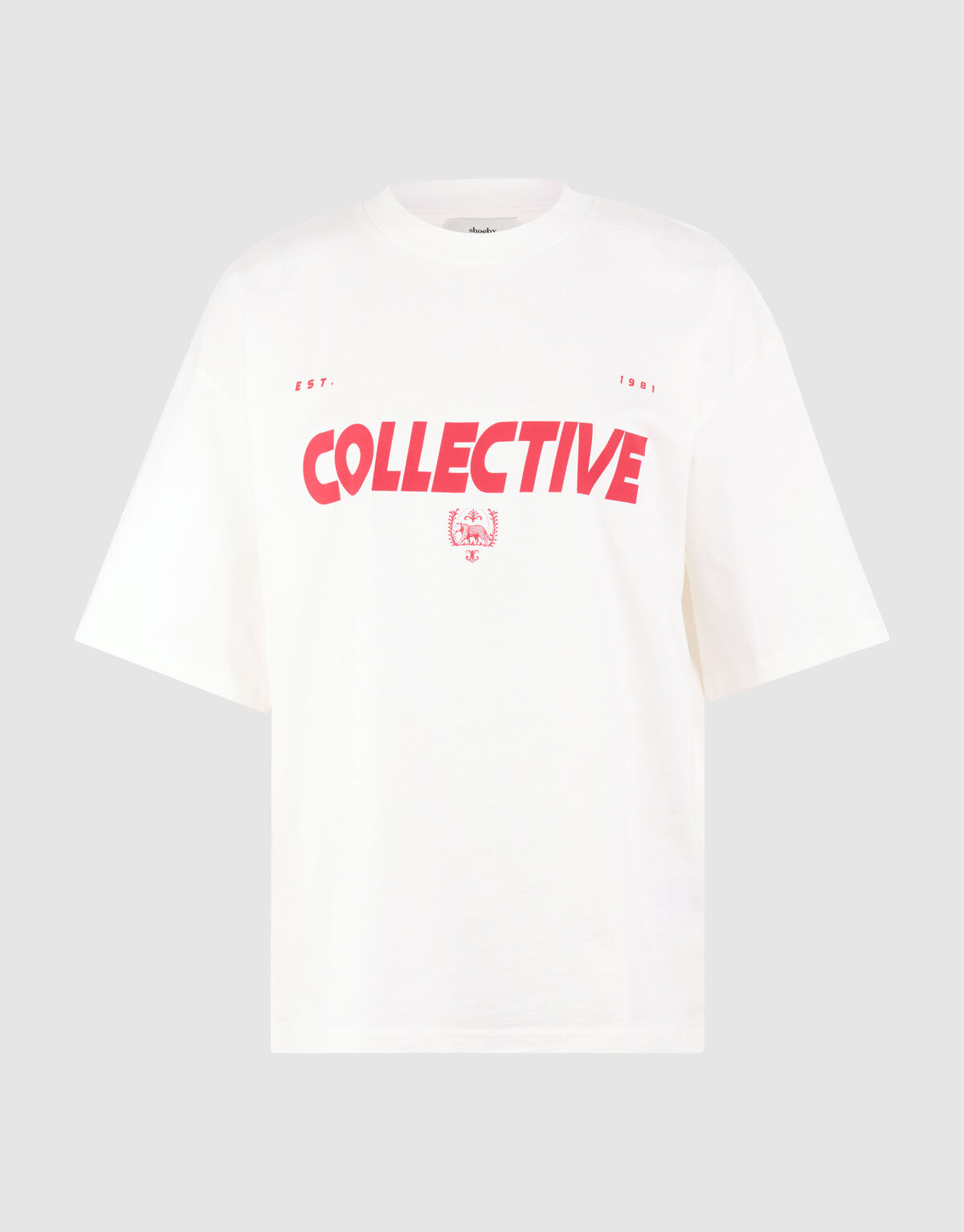 Collective Artwork T-Shirt Wei&szlig; SHOEBY WOMEN