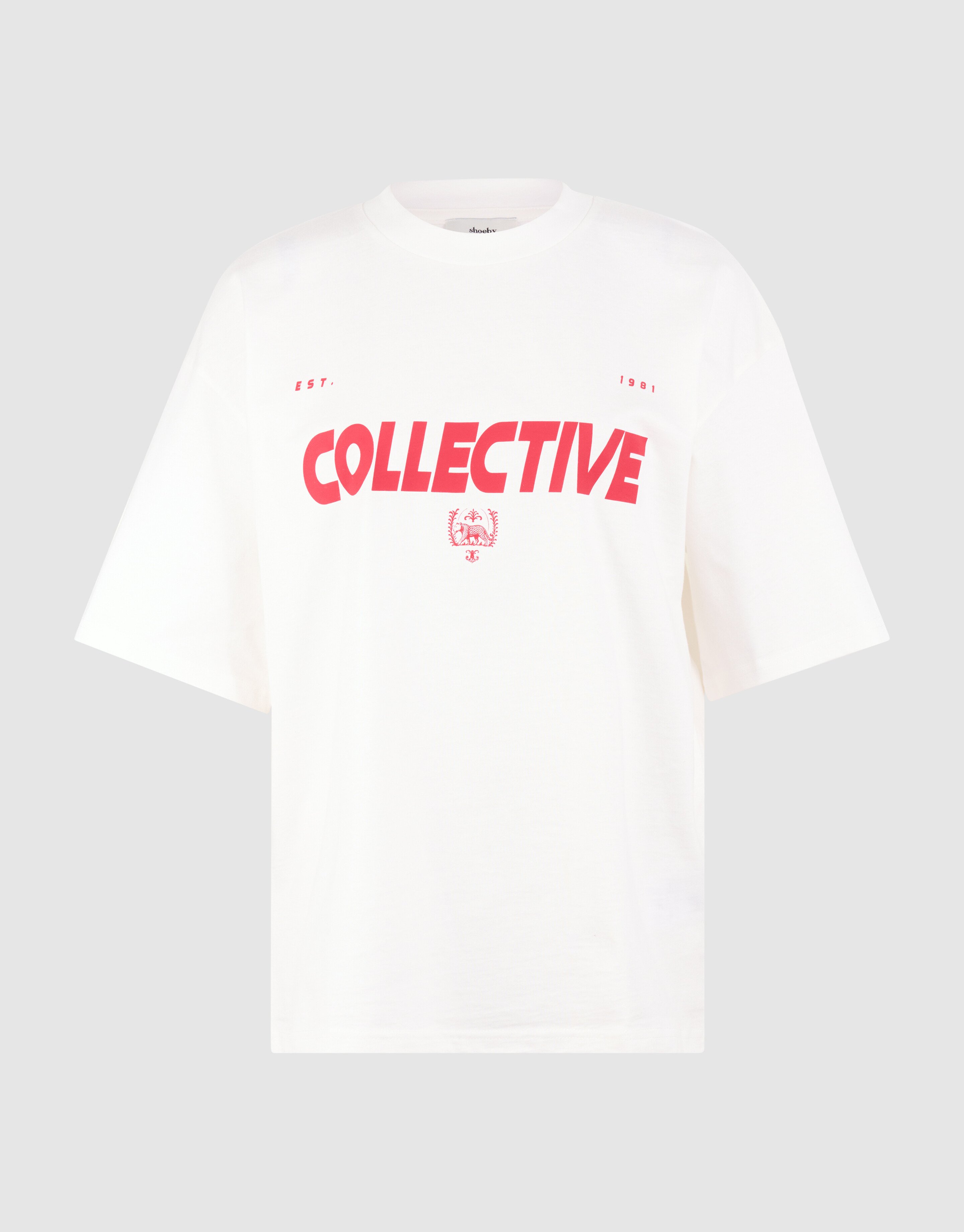 Collective Artwork T-Shirt Wei&szlig; SHOEBY WOMEN