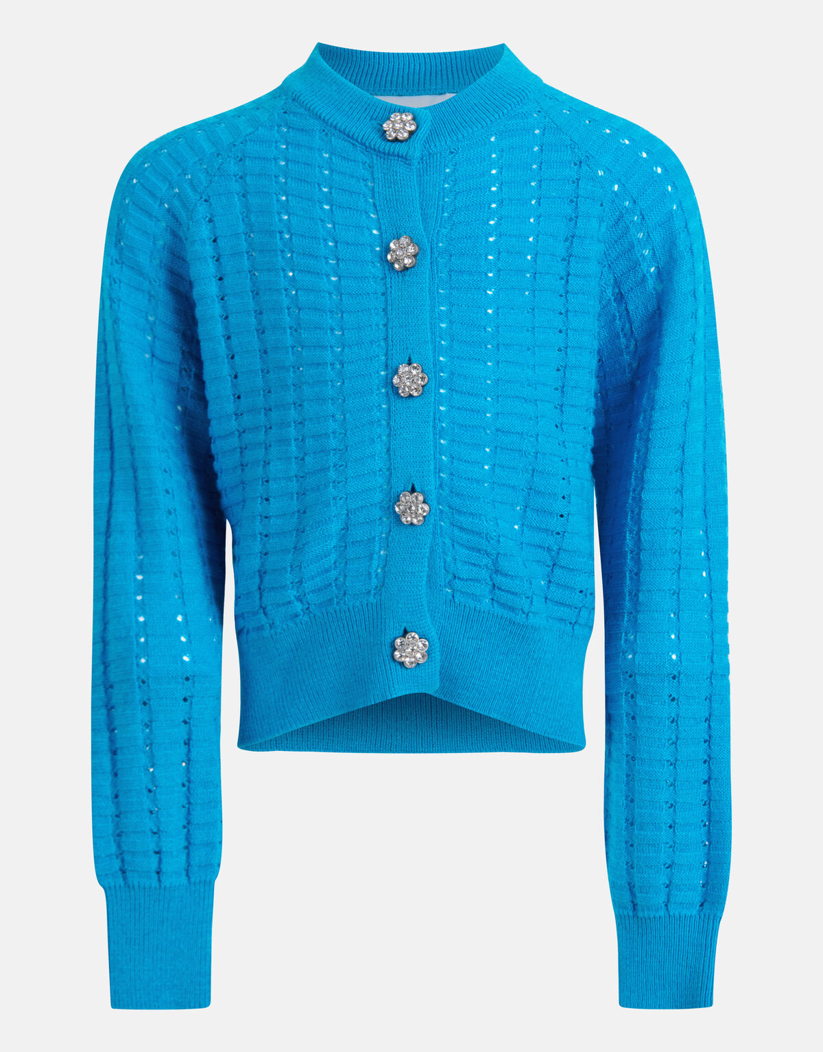 Weiche Strickjacke Blau SHOEBY GIRLS