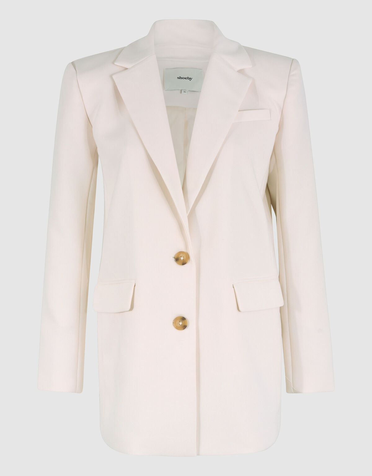 Übergroßer Blazer Off White SHOEBY WOMEN