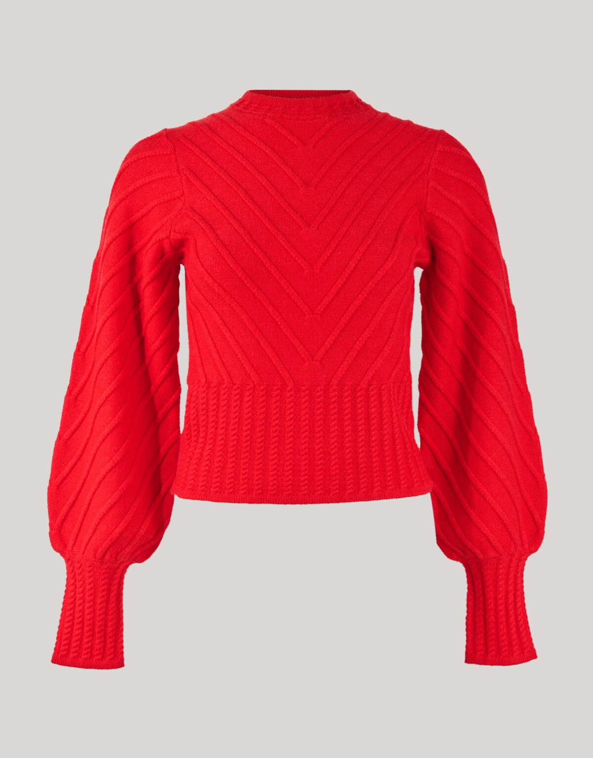 Diagonaler Pullover Rot SHOEBY WOMEN