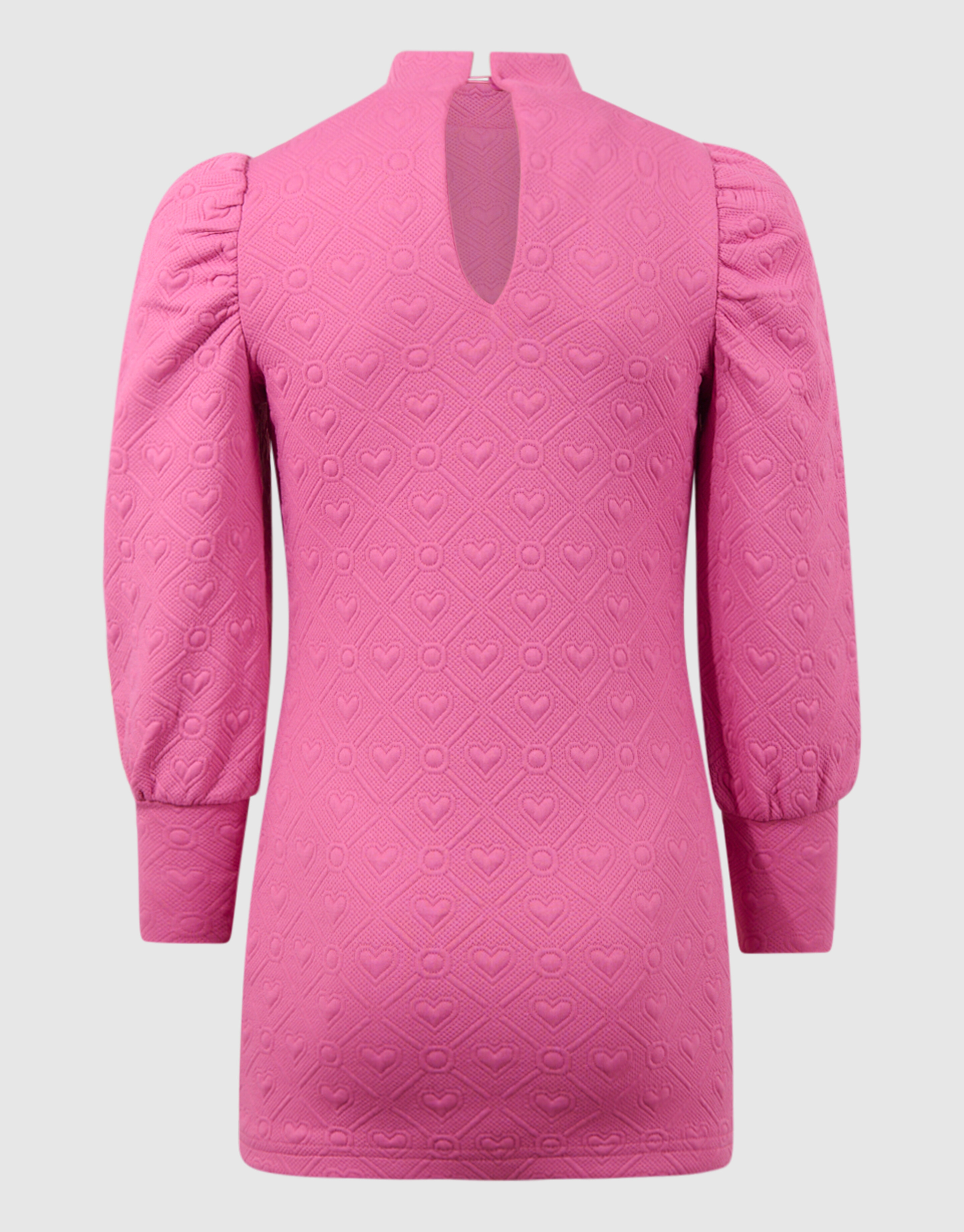 Jacquard Mini Kleid Rosa SHOEBY GIRLS