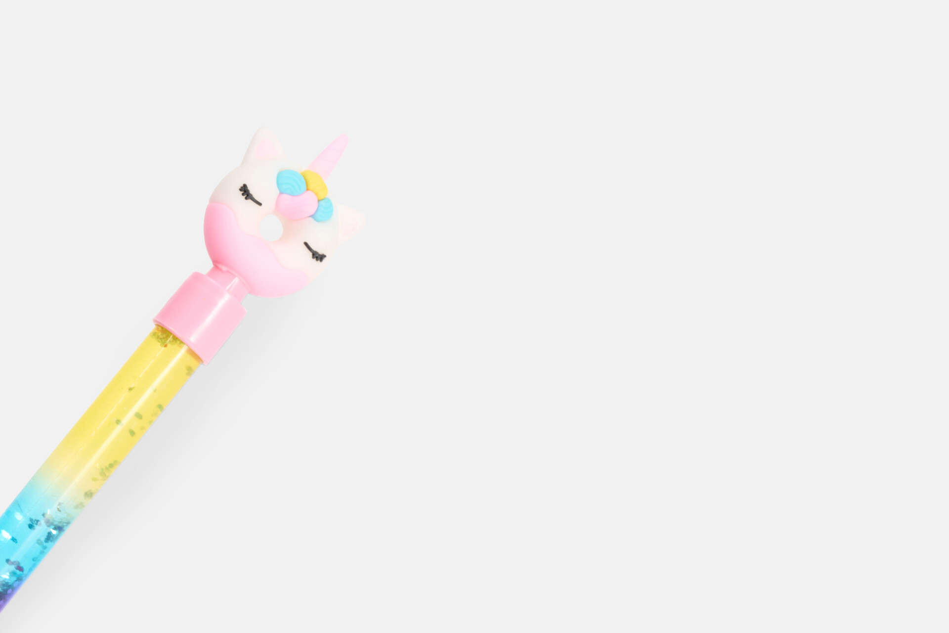 Glitzer-Donut-Stift Rosa SHOEBY ACCESSOIRES