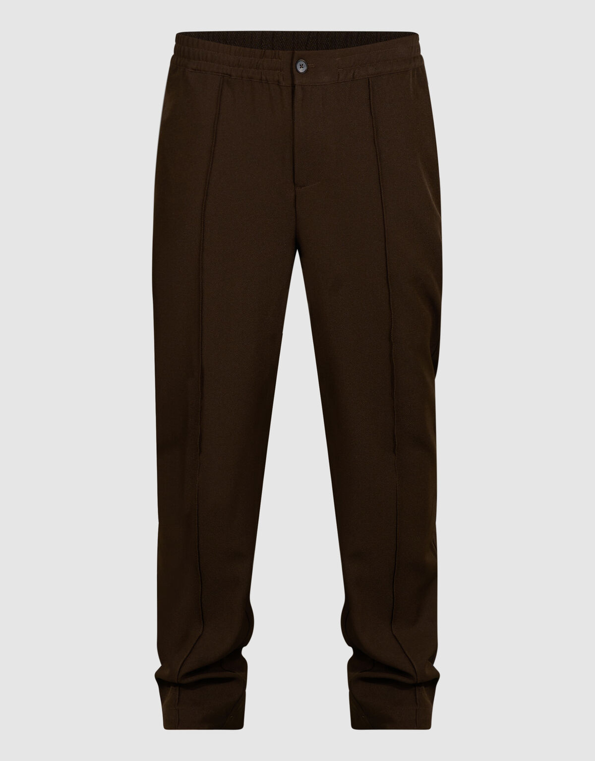 Twill Pintuck Hose Dunkelbraun SHOEBY MEN