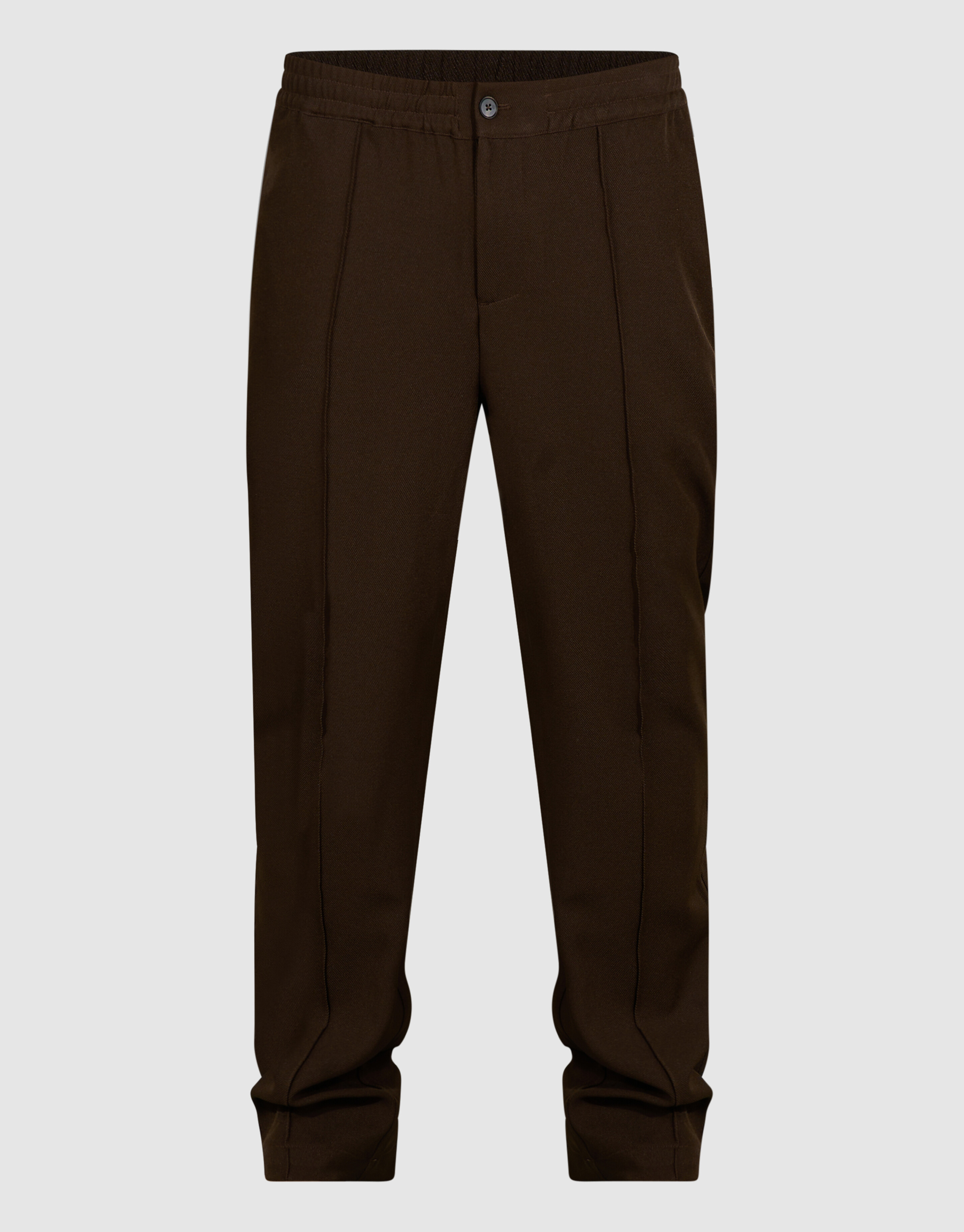Twill Pintuck Hose Dunkelbraun SHOEBY MEN