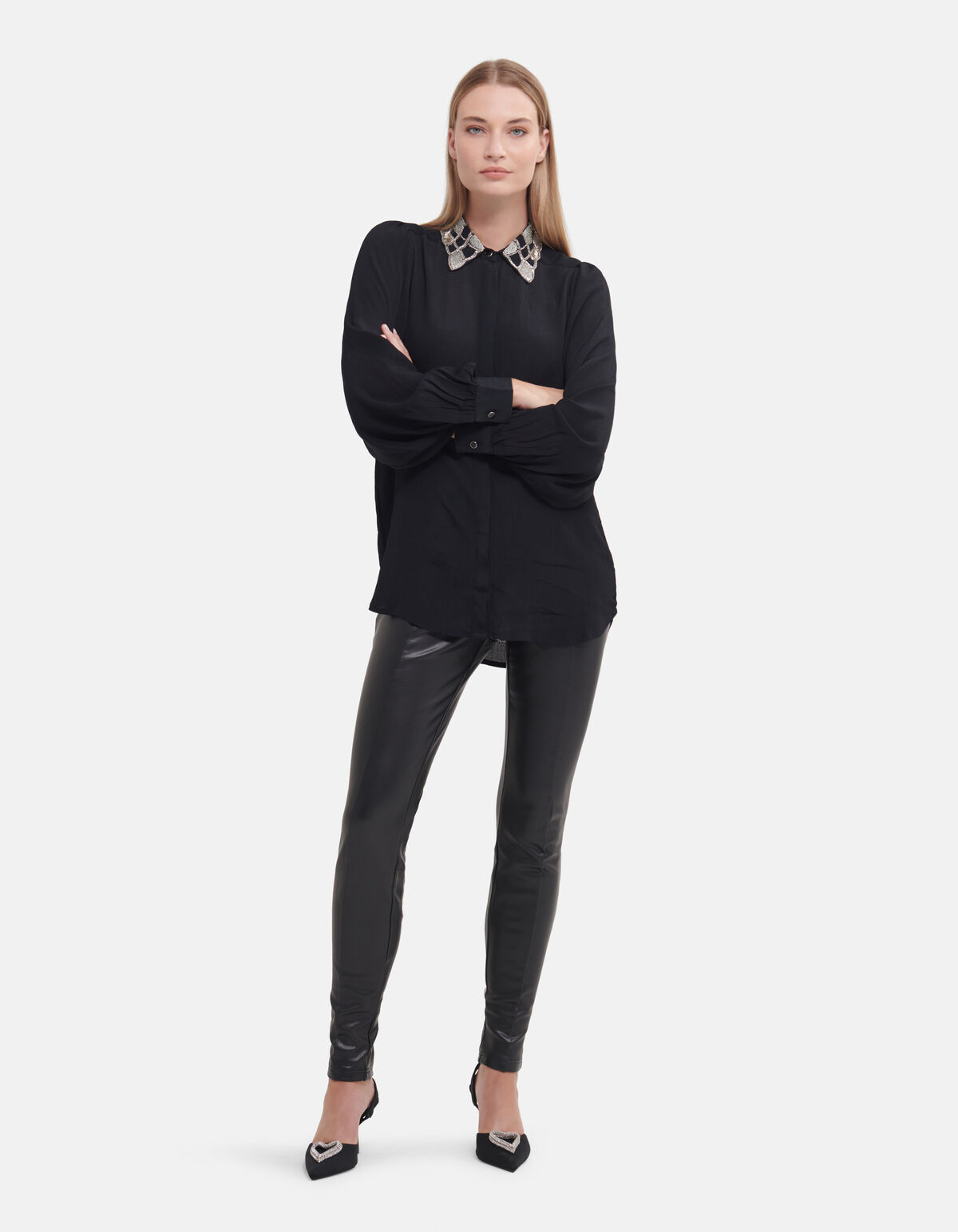 Vegane Lederhosen Schwarz SHOEBY WOMEN