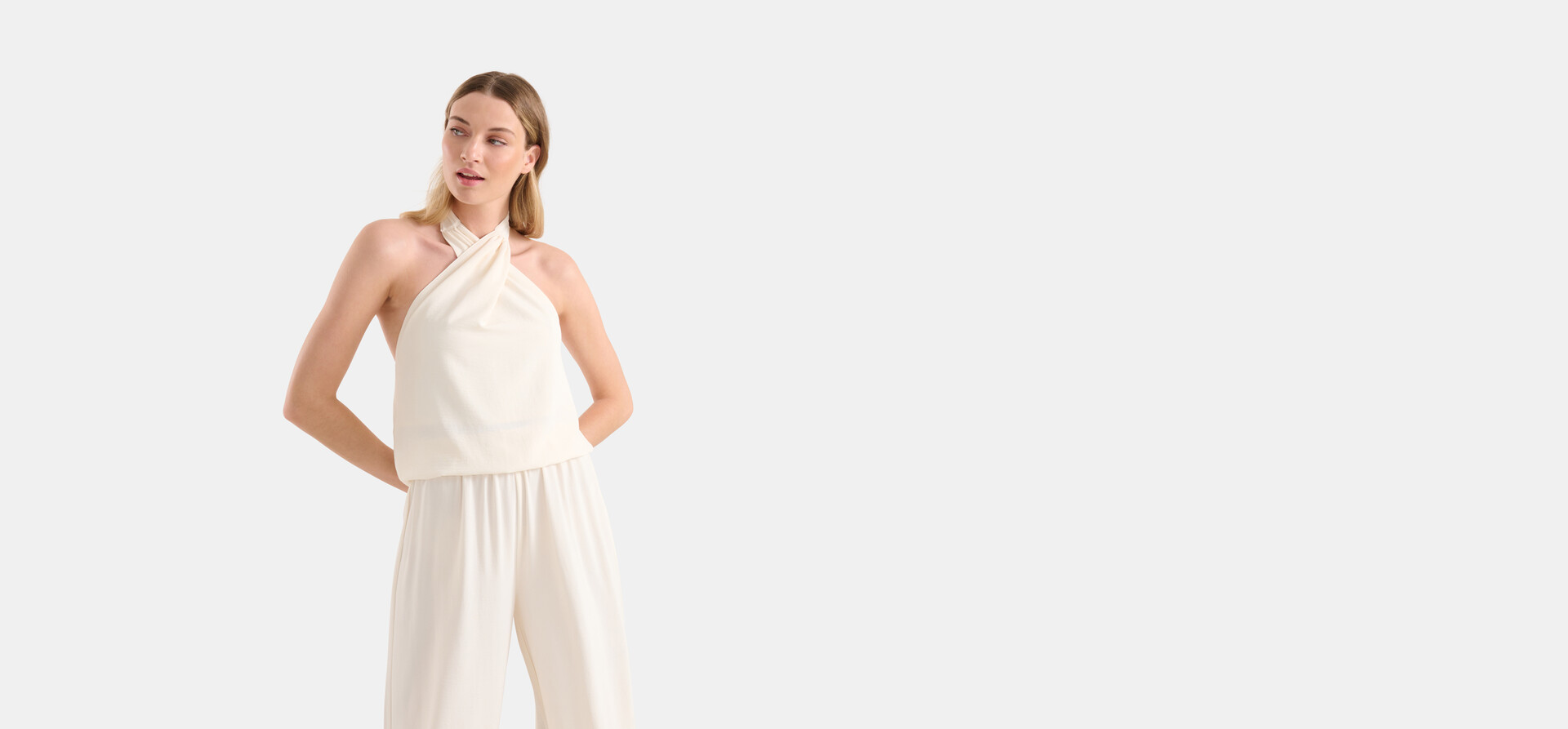 Trägertop Off White SHOEBY WOMEN