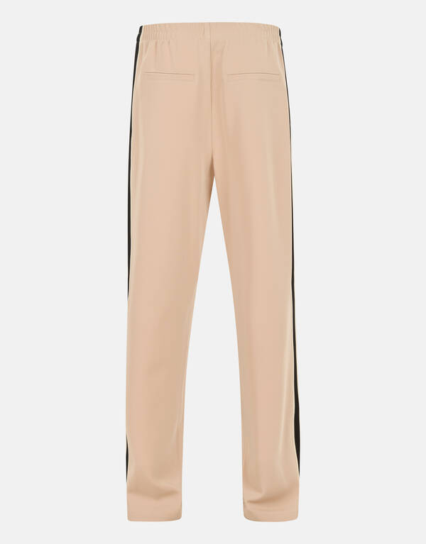 Sporty Wide Leg Broek Beige SHOEBY WOMEN
