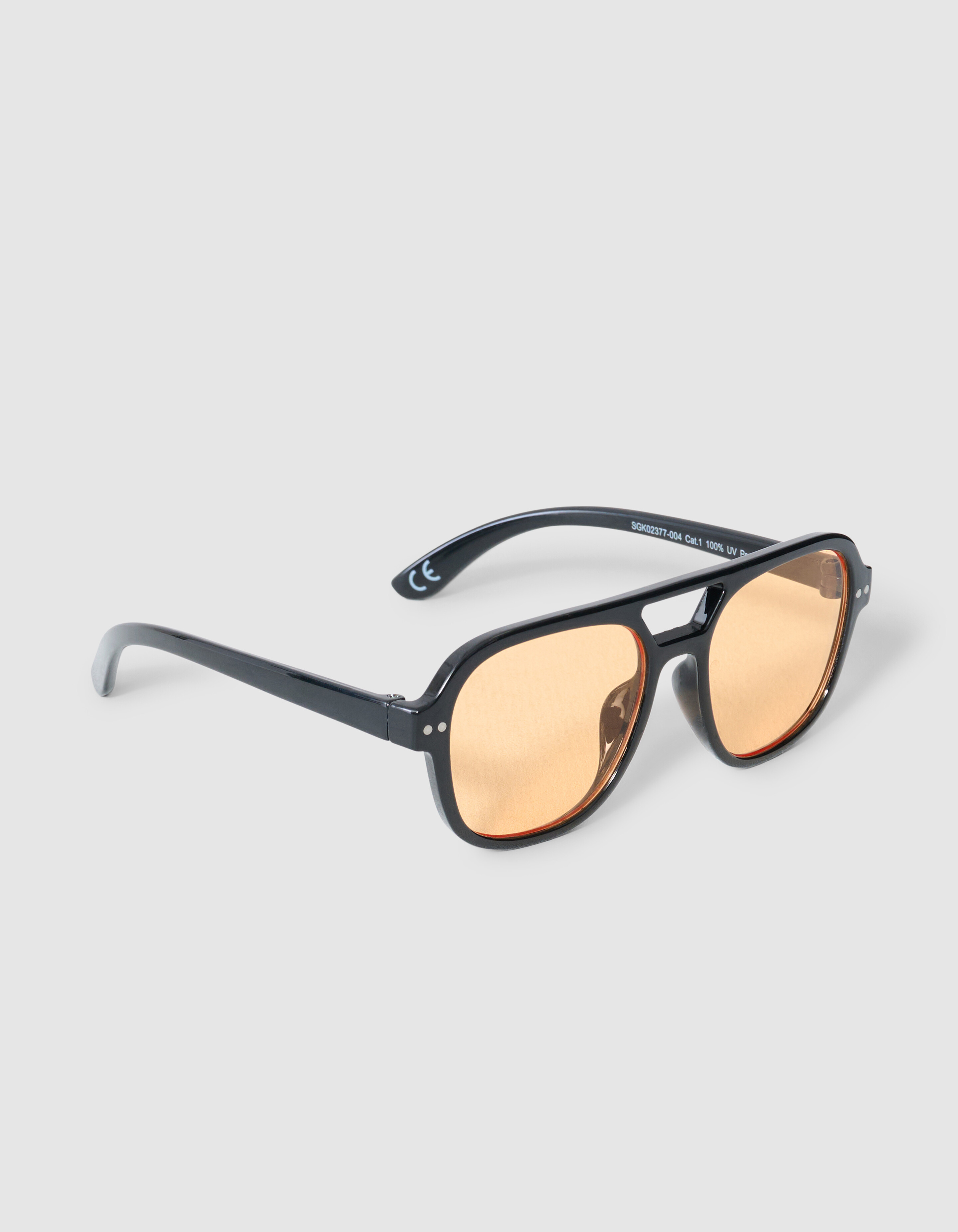 Aviator Sonnenbrille Orange/Schwarz SHOEBY ACCESSOIRES