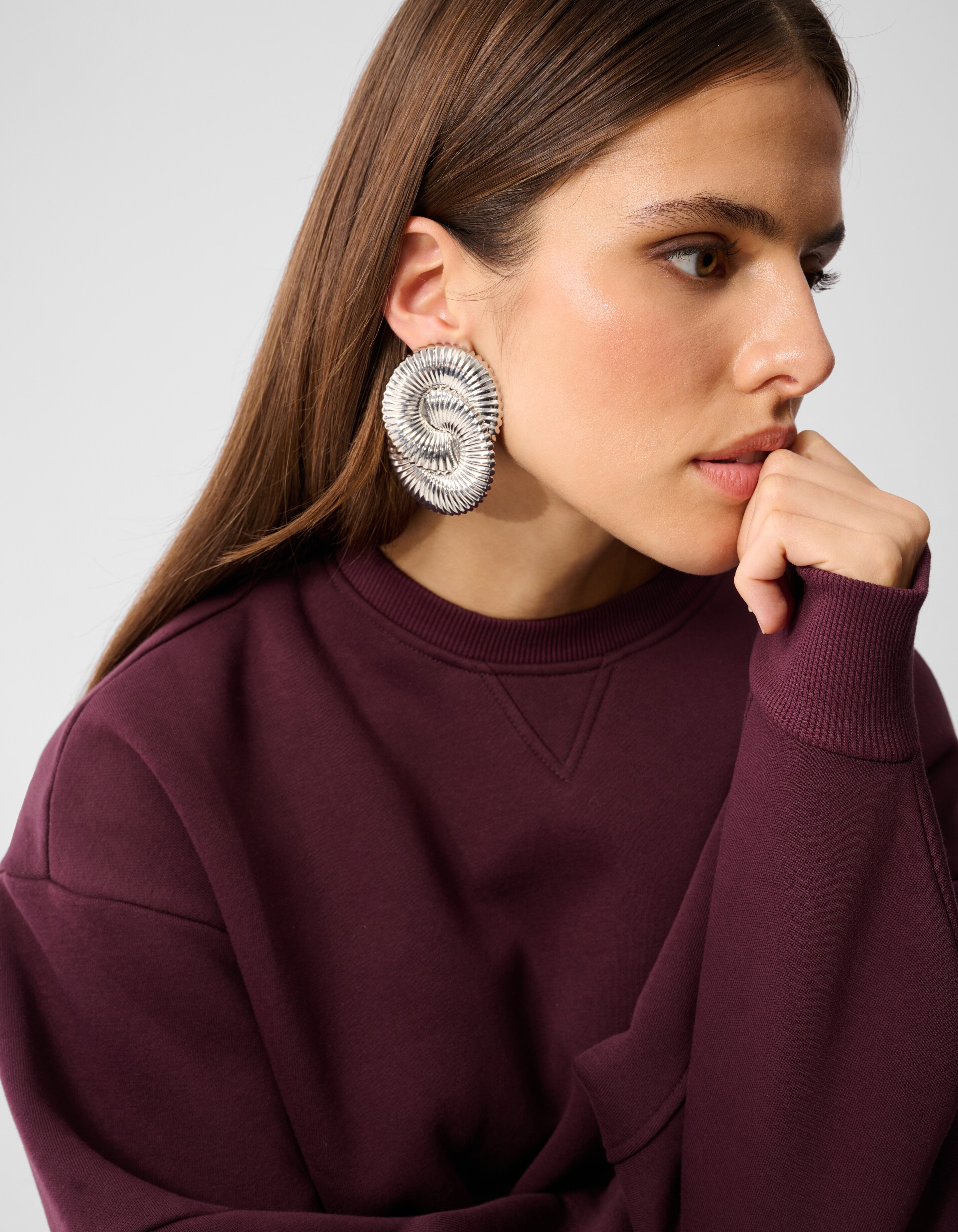 Spiralohrringe Silber SHOEBY ACCESSOIRES