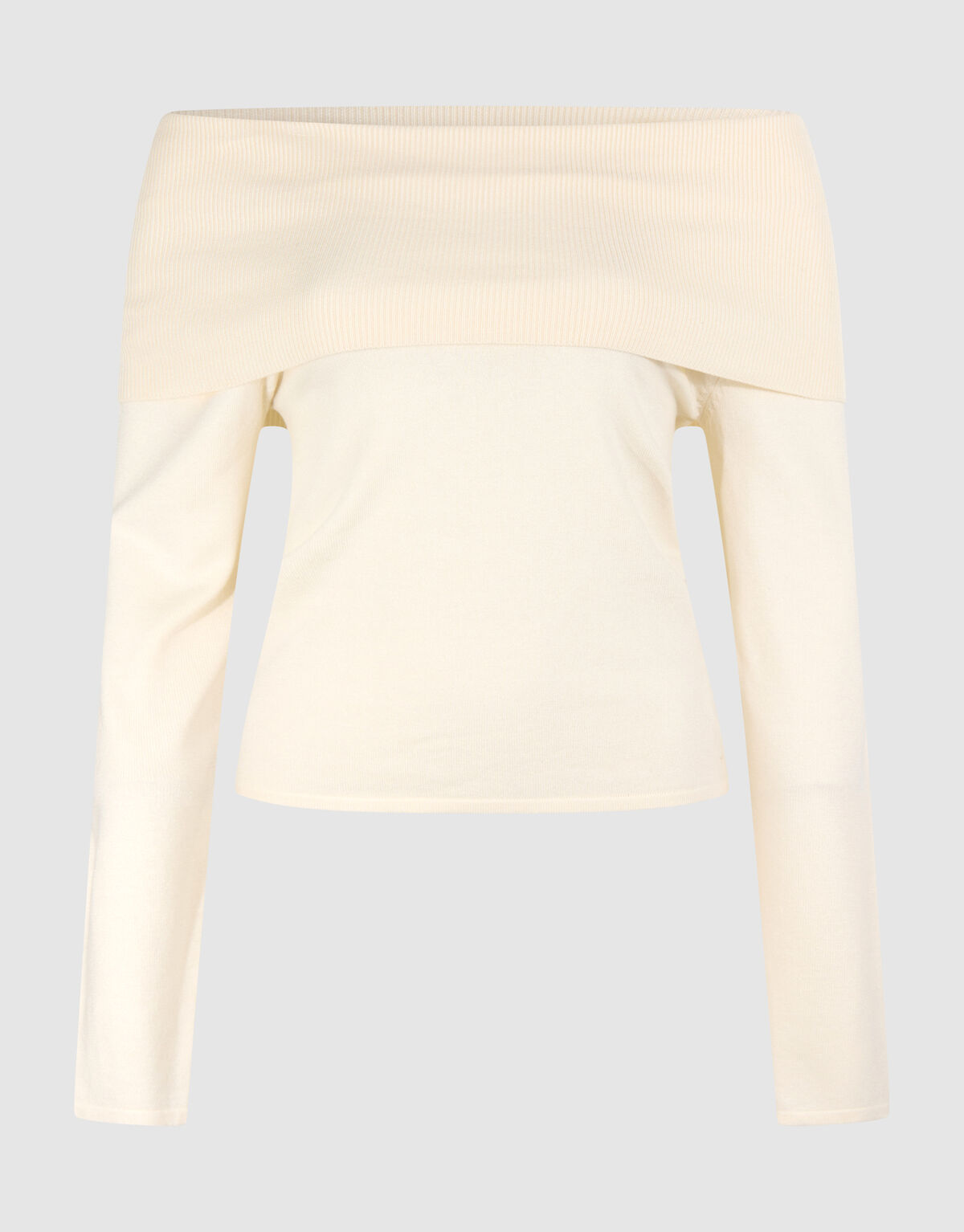 Off Shoulder Trui Gebroken Wit SHOEBY WOMEN