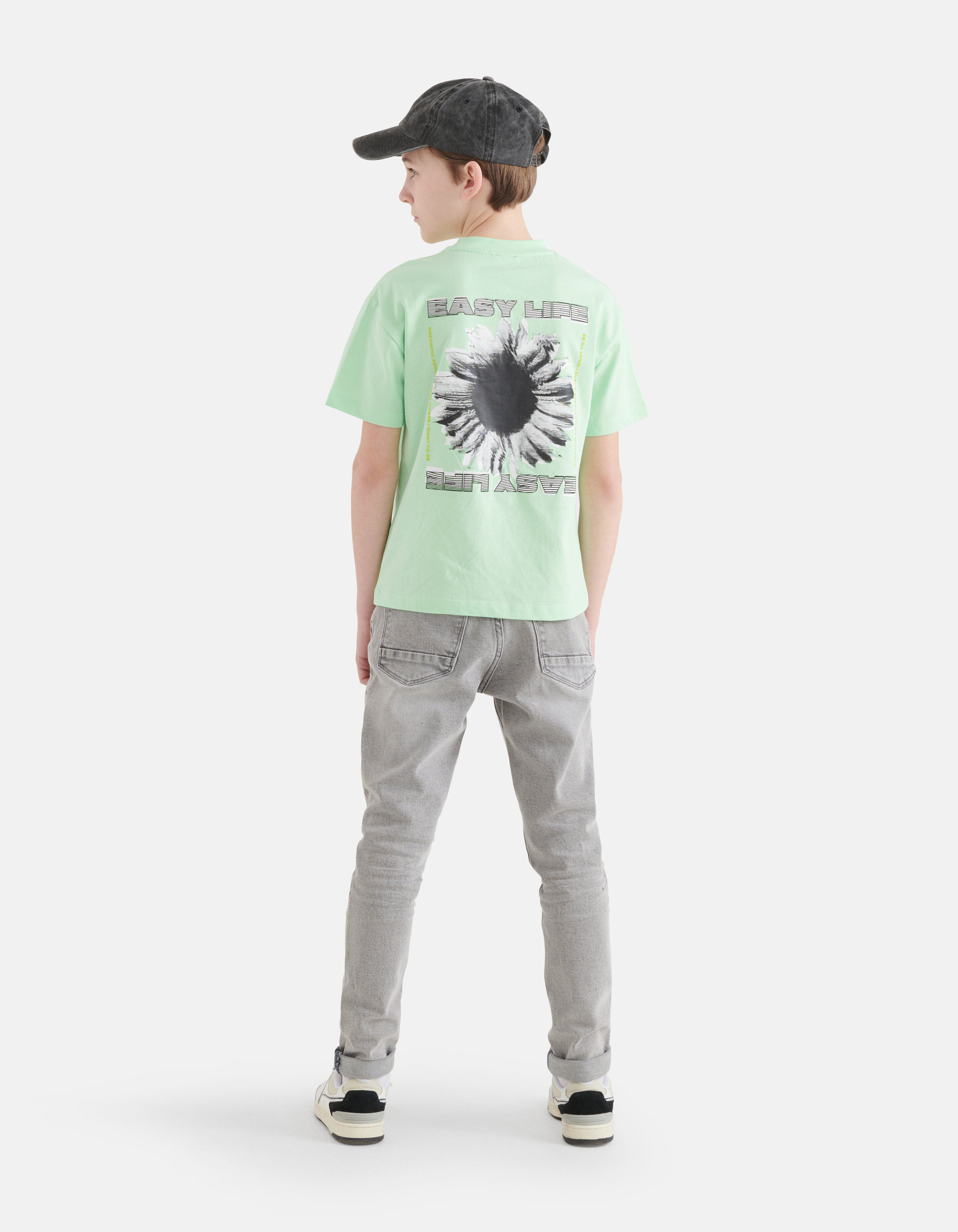 Artwork T-shirt Hellgrün SHOEBY BOYS
