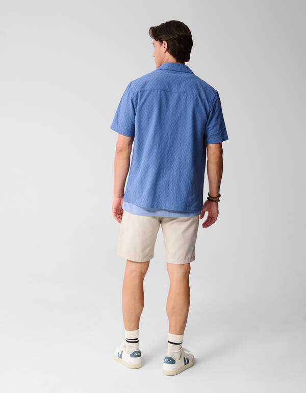 Jacquard-Hemd Hellblau SHOEBY MEN