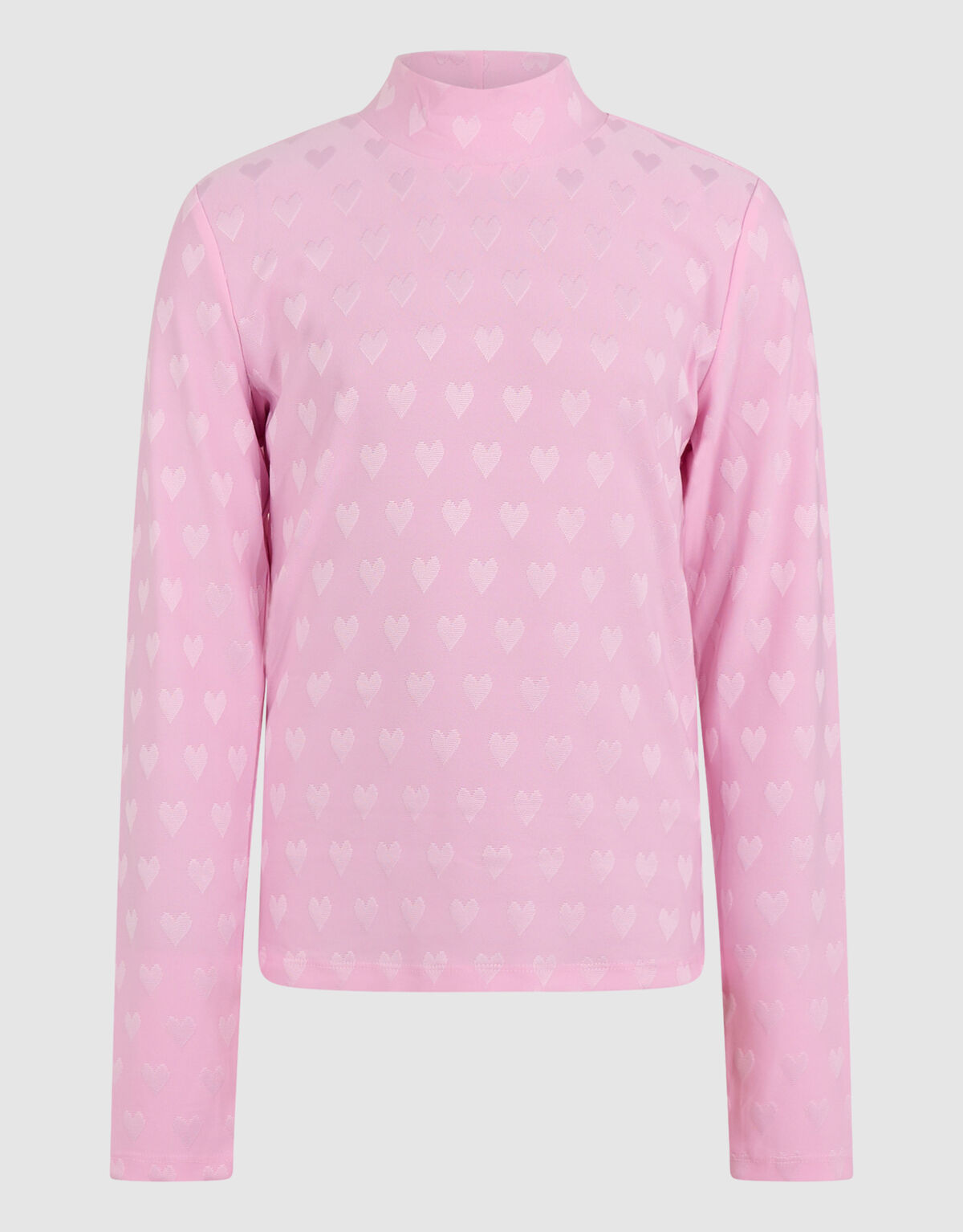 Herzmuster Longsleeve Top Rosa SHOEBY GIRLS