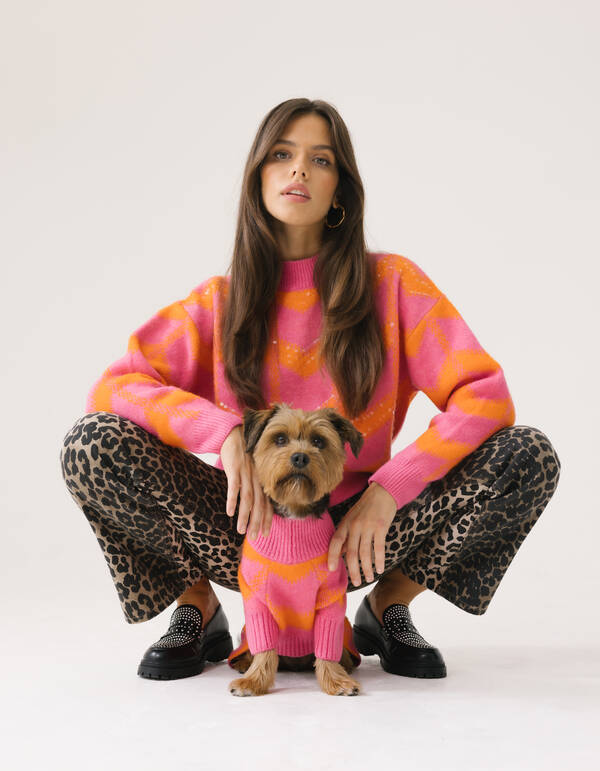 Paillettenpullover Rosa By Furmey SHOEBY WOMEN