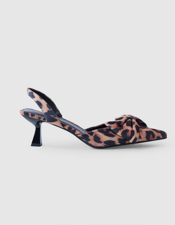 Leopard Schleife Heels Braun SHOEBY WOMEN