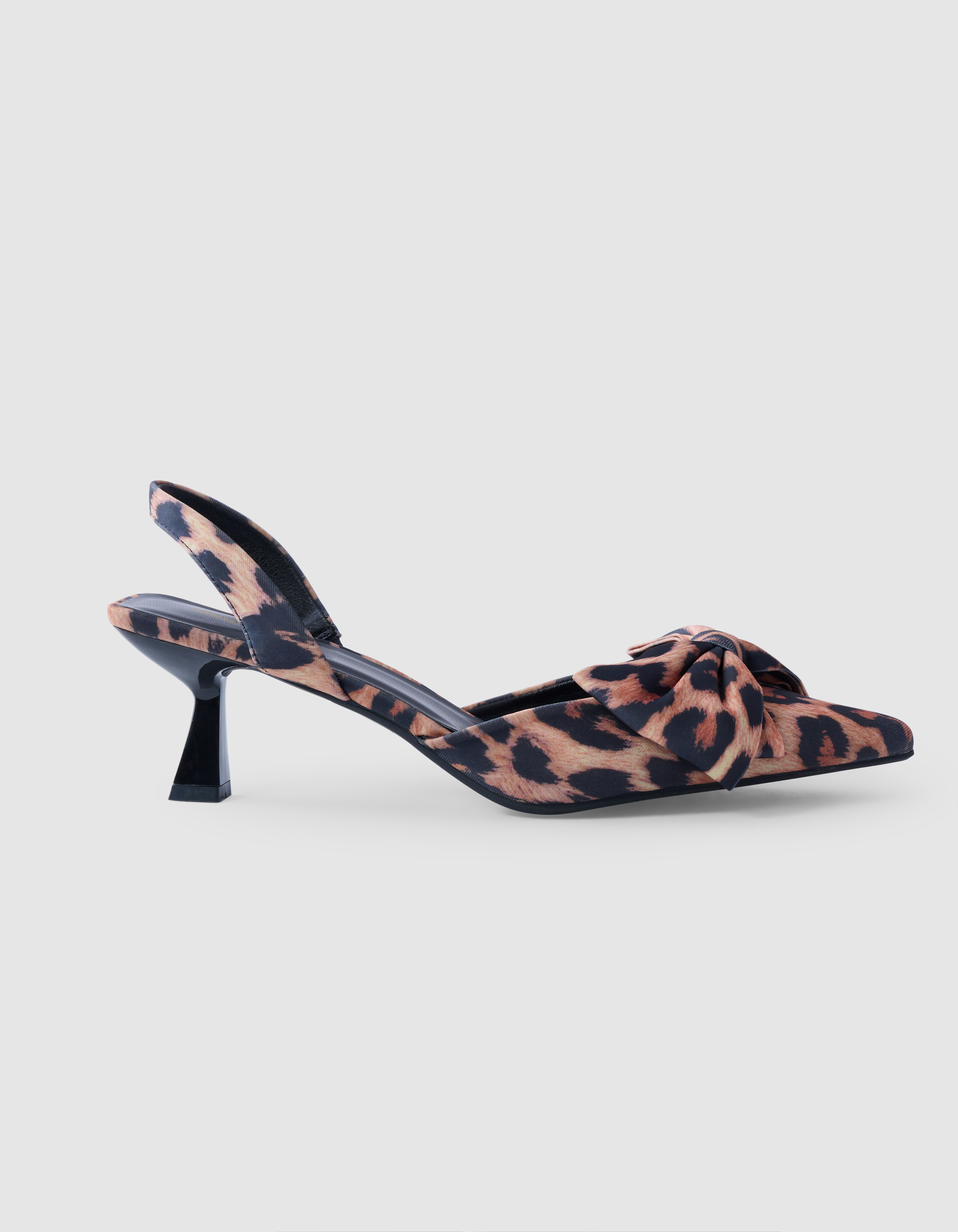 Leopard Schleife Heels Braun SHOEBY WOMEN