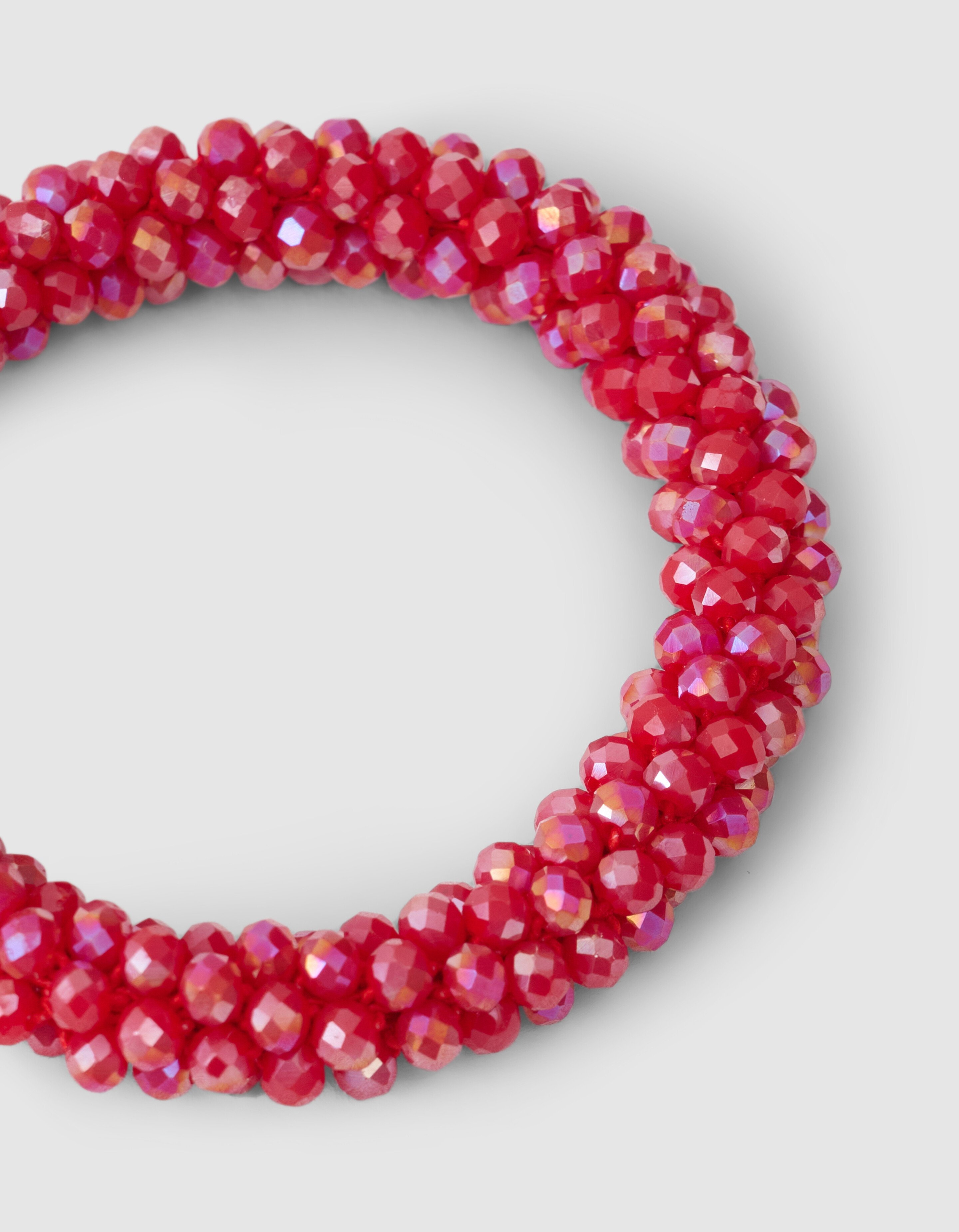 Perlen-Haargummi Rot SHOEBY ACCESSOIRES