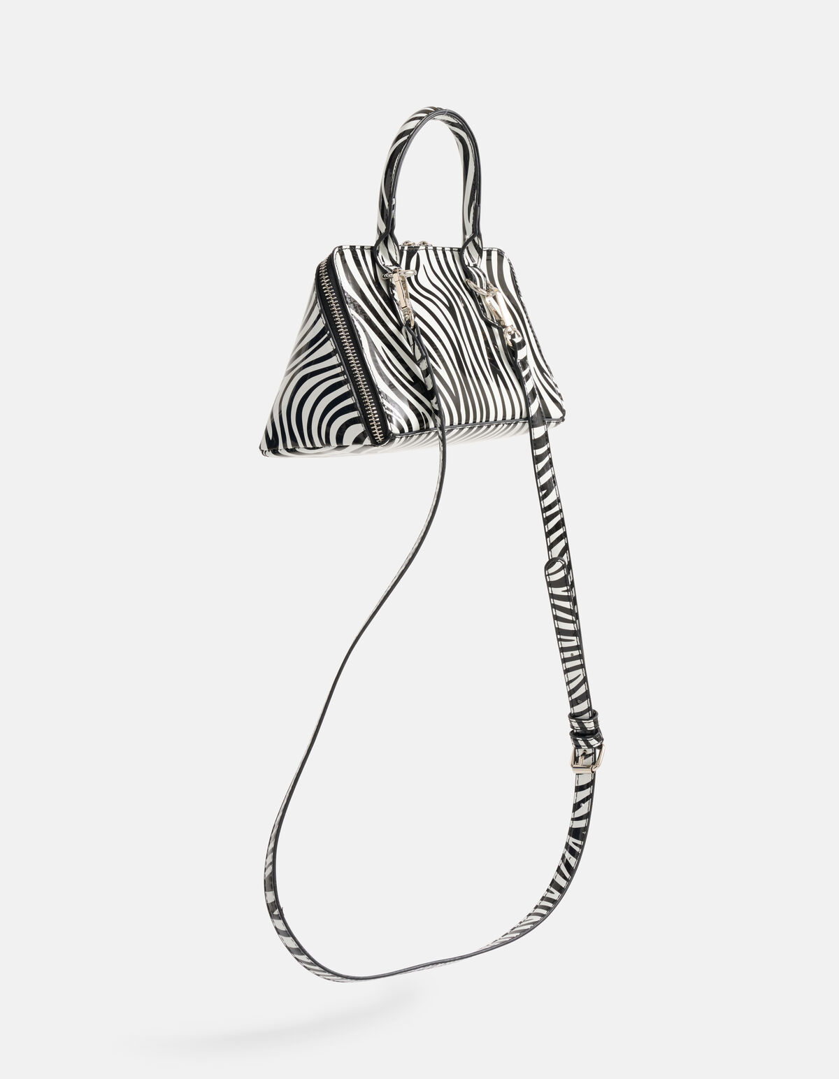 Mini Zebra Tasche Schwarz/Weiß SHOEBY ACCESSOIRES