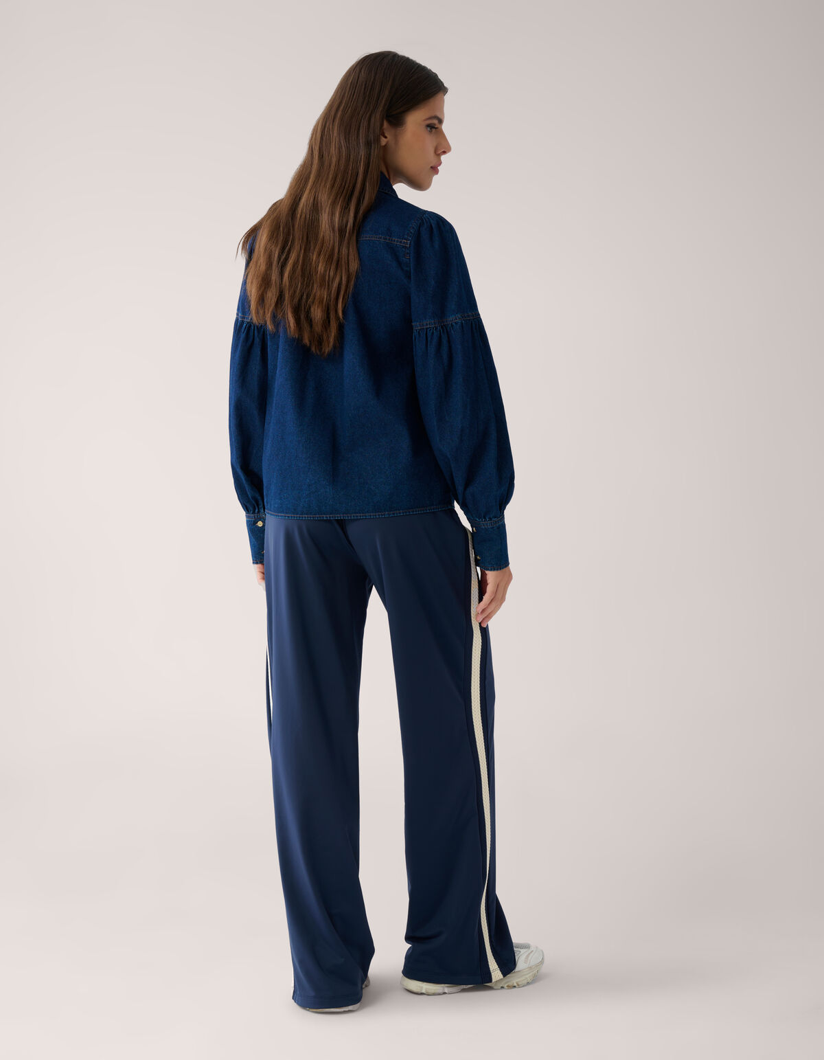 Travel Tape Hose wide leg Dunkelblau SHOEBY WOMEN