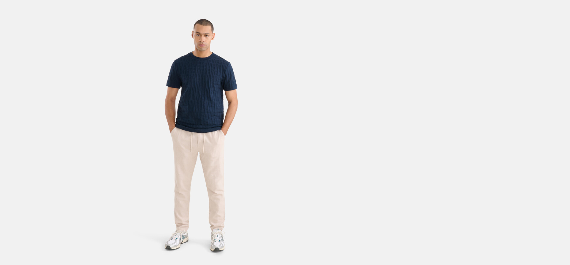 Leinenhosen Beige SHOEBY MEN