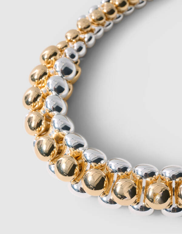 Blasenkette Gold/Silber SHOEBY ACCESSOIRES