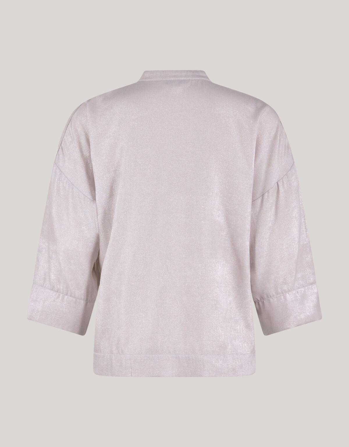Glänzende weite Bluse Silber SHOEBY WOMEN