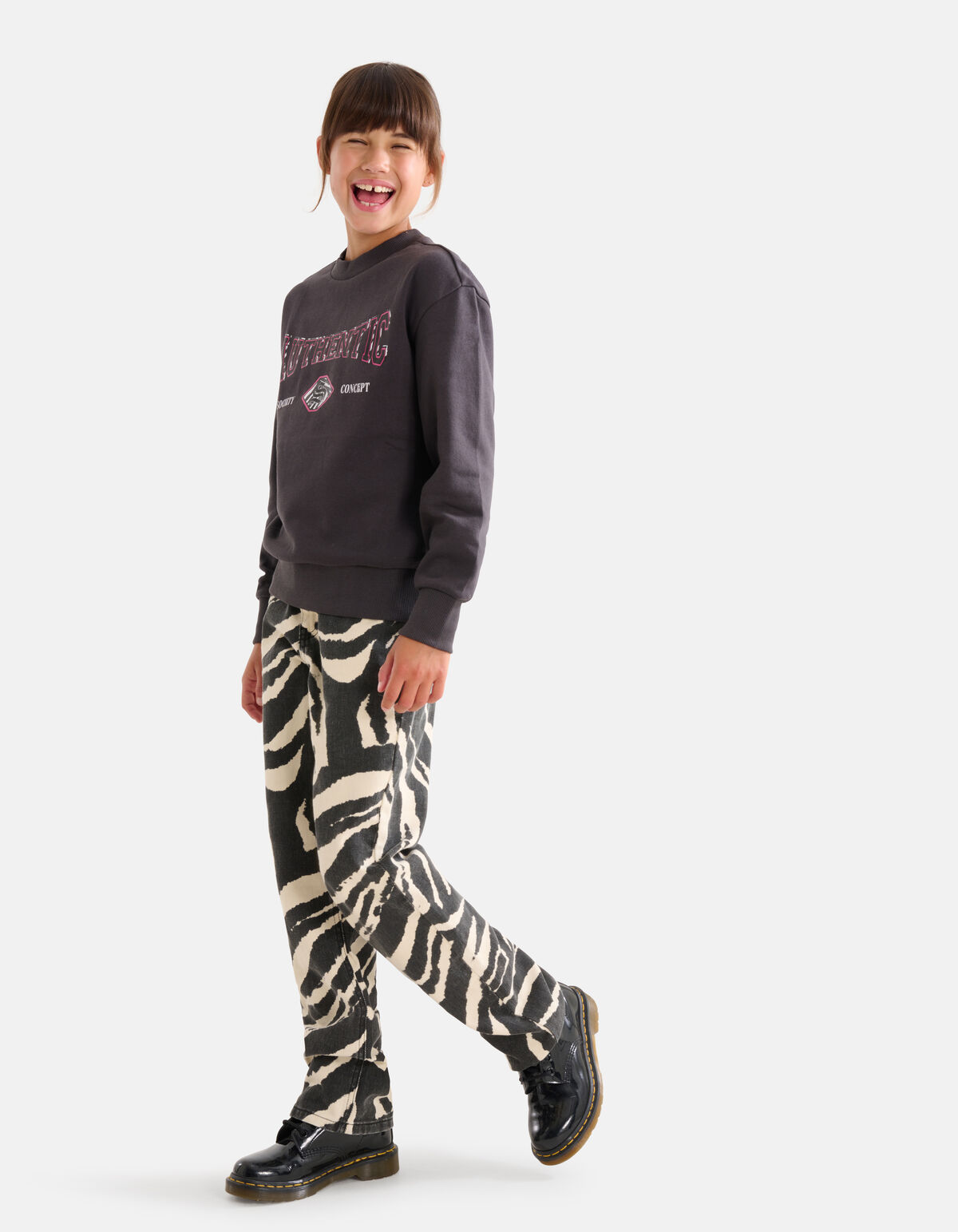 Artwork Pullover Dunkelgrau SHOEBY GIRLS