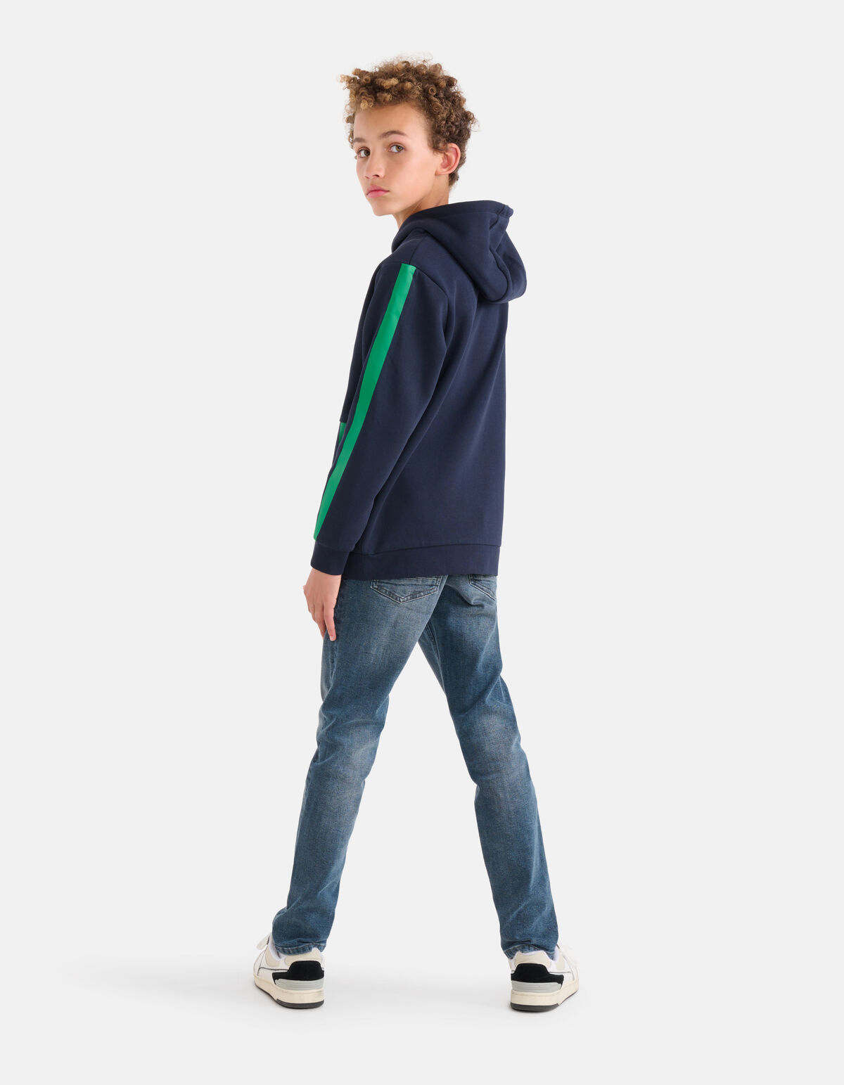 Tape Hoodie Dunkelblau SHOEBY BOYS