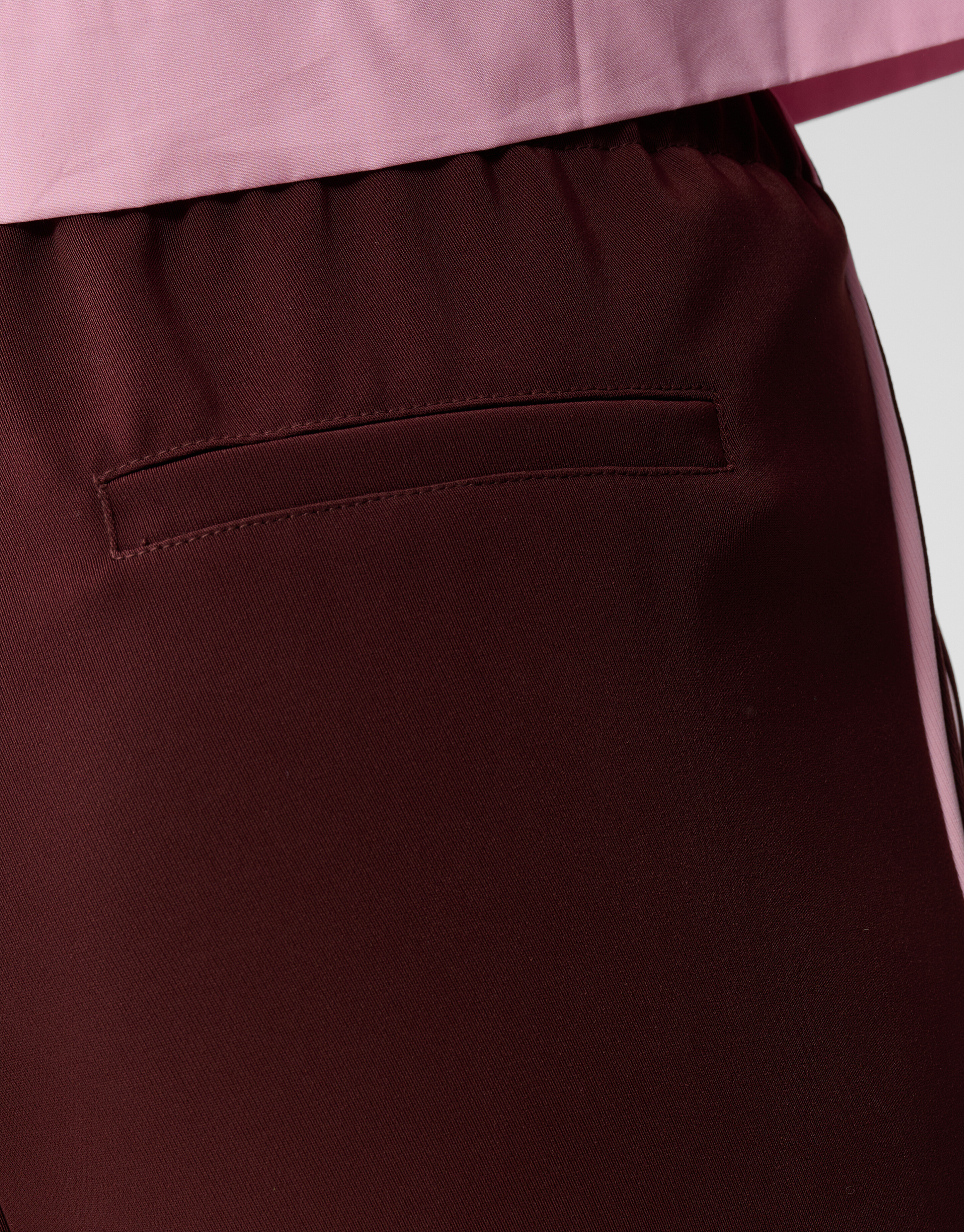 Sportliche, weite Hose, dunkelrot SHOEBY WOMEN