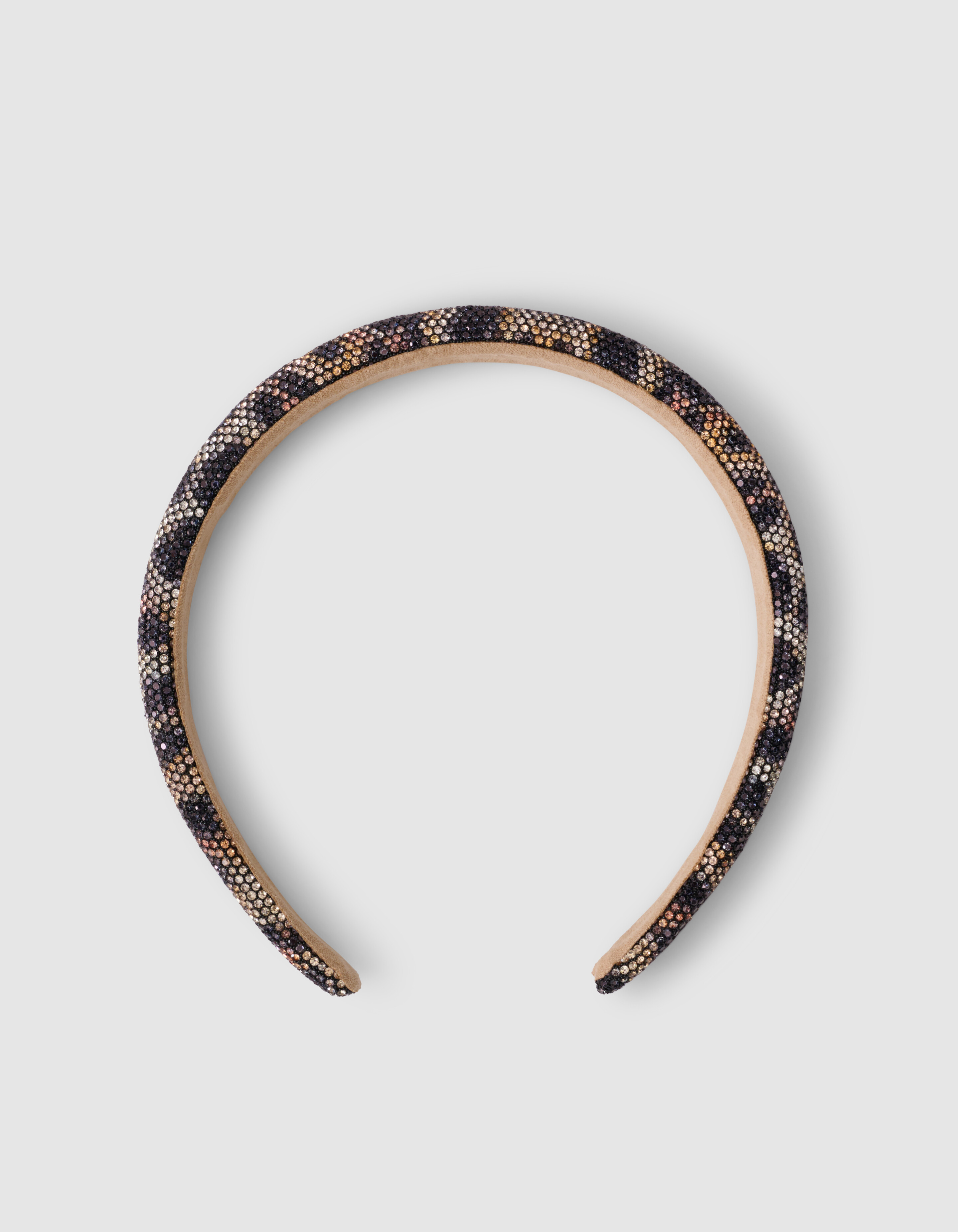 Strass Leopard Haarband Braun SHOEBY ACCESSOIRES