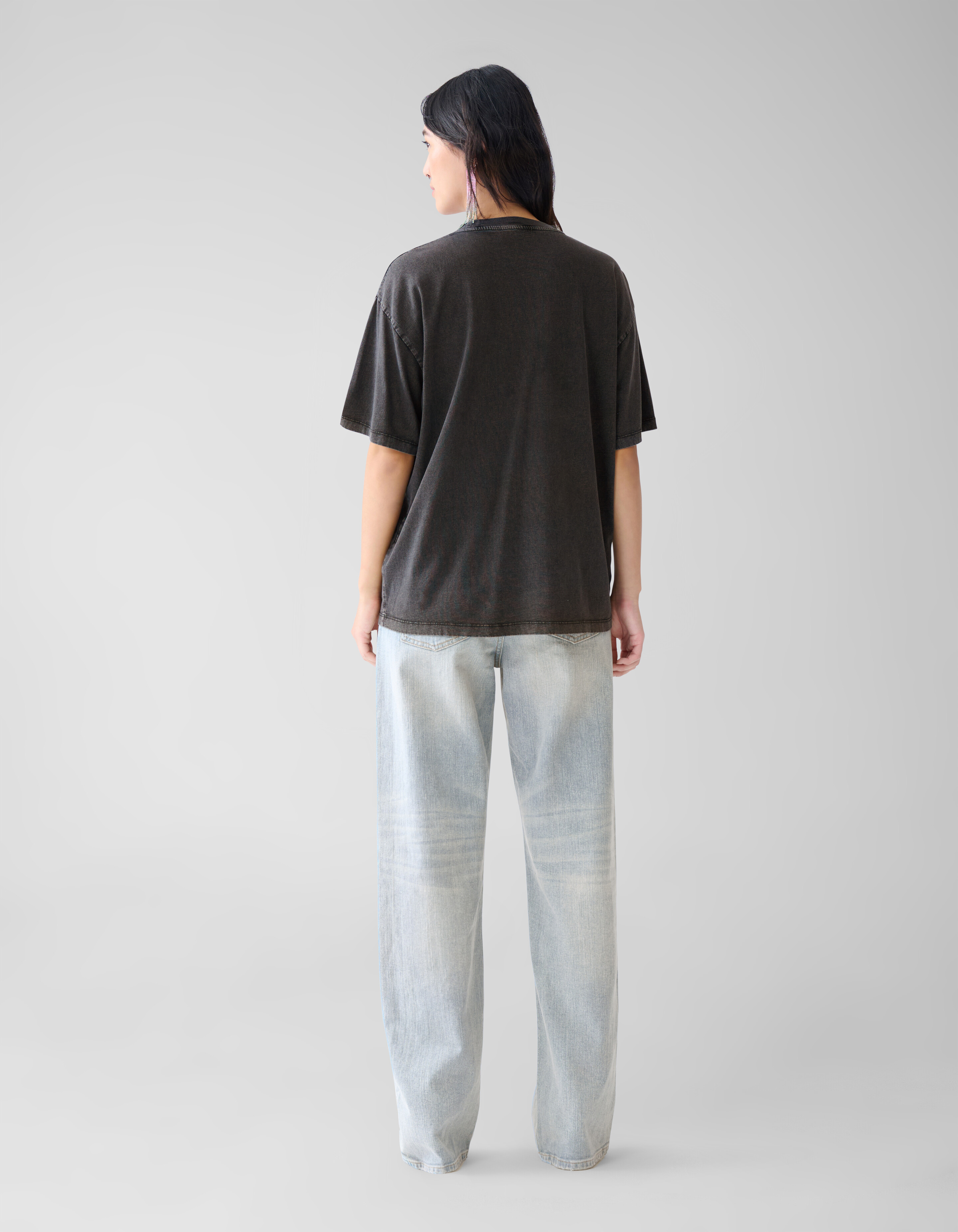 Verschönertes T-Shirt Zwart SHOEBY WOMEN