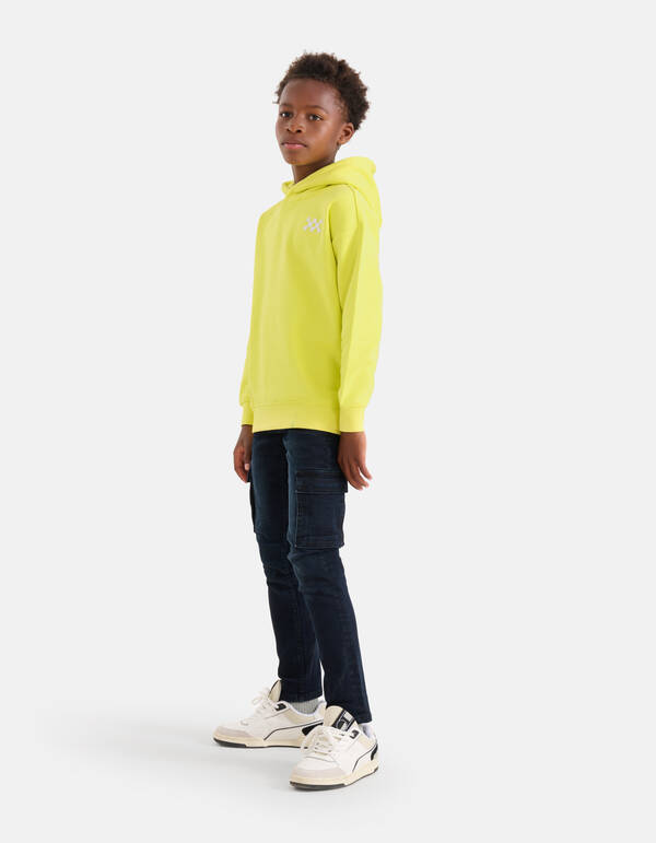 Basis Hoodie Geel SHOEBY BOYS