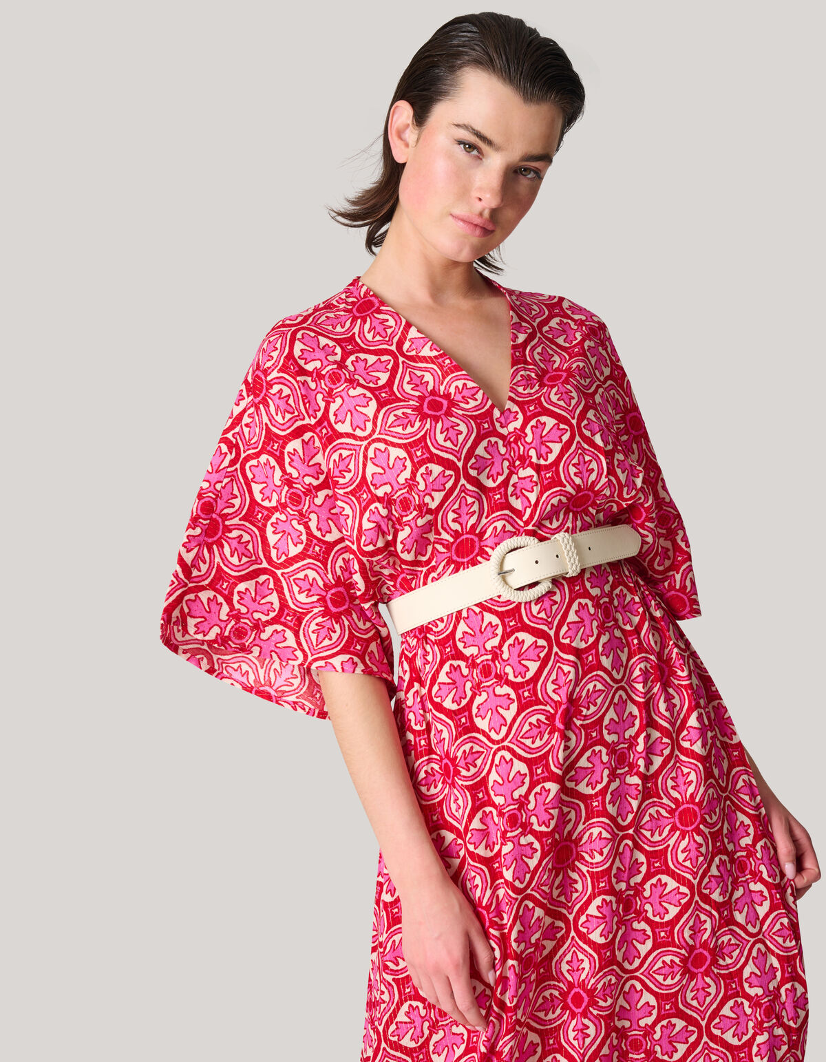 Geflochtener G&uuml;rtel Off White SHOEBY ACCESSOIRES