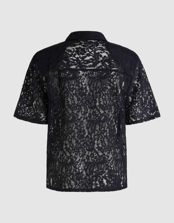 Spitzenbluse Schwarz SHOEBY WOMEN