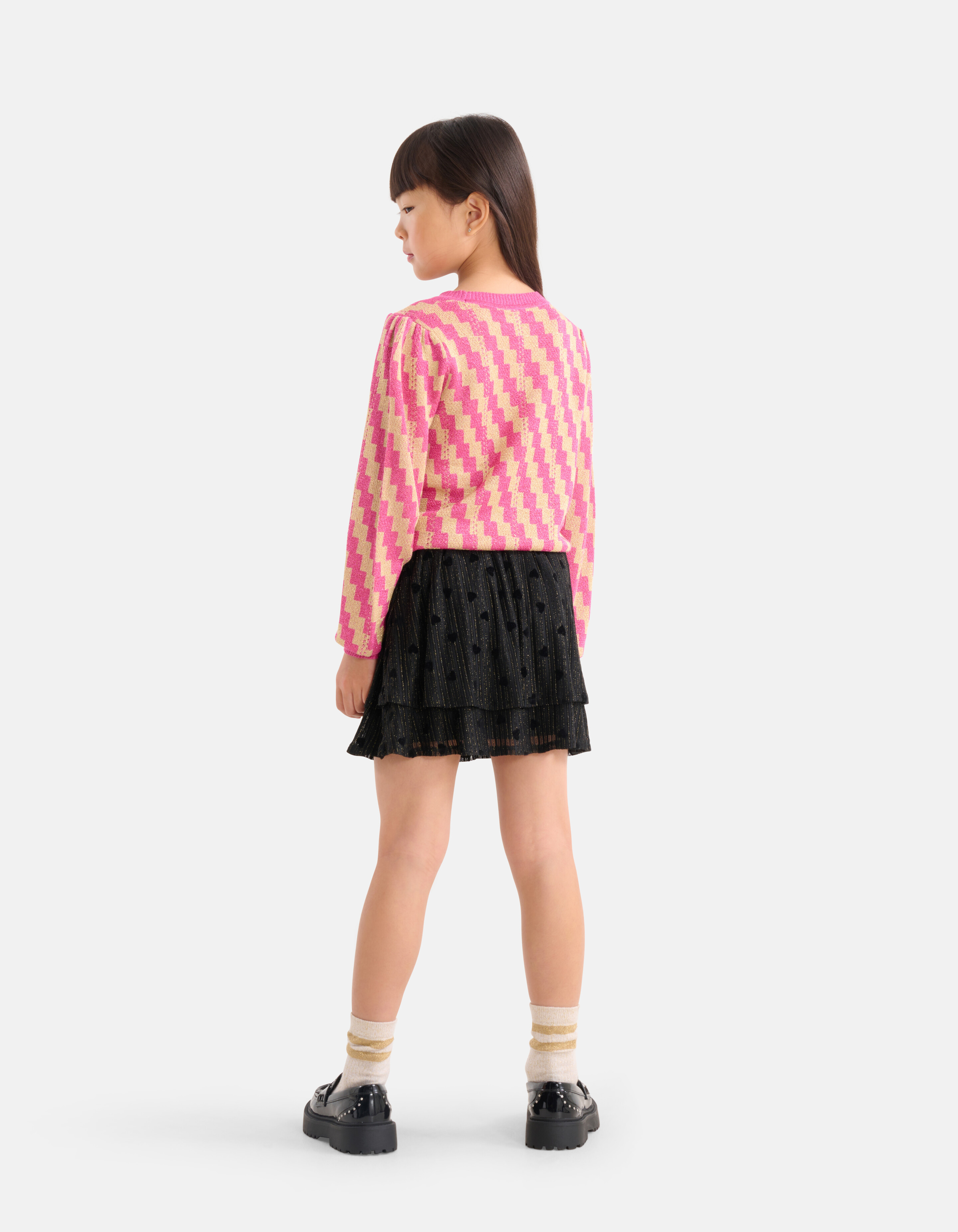 Jacquard-Pullover Gold SHOEBY GIRLS
