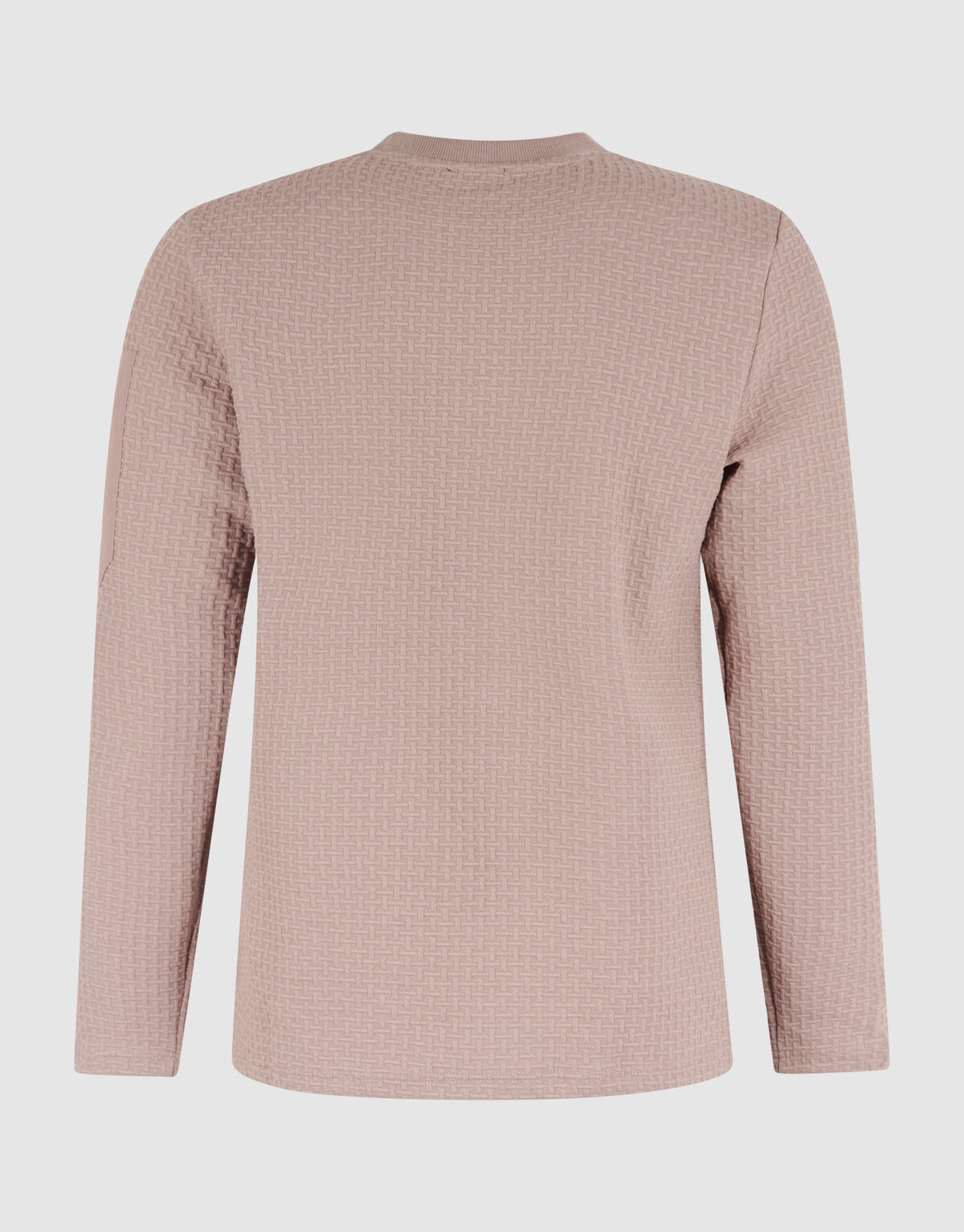 Jersey Textur Longsleeve Hellbraun SHOEBY MEN