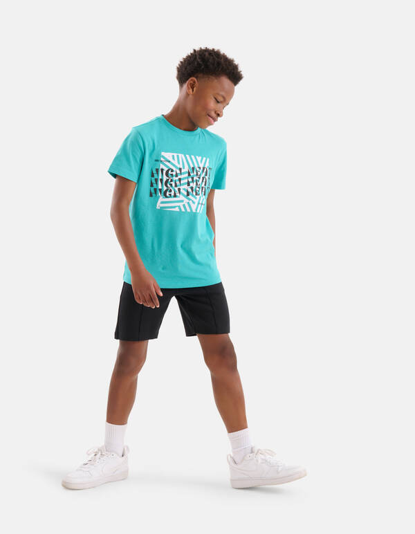 Druck-T-Shirt Blau SHOEBY BOYS