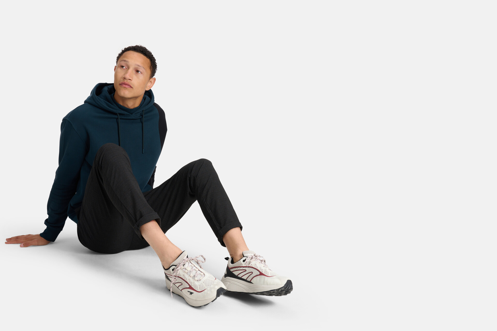 Karierte Hose Dunkelgrau SHOEBY MEN