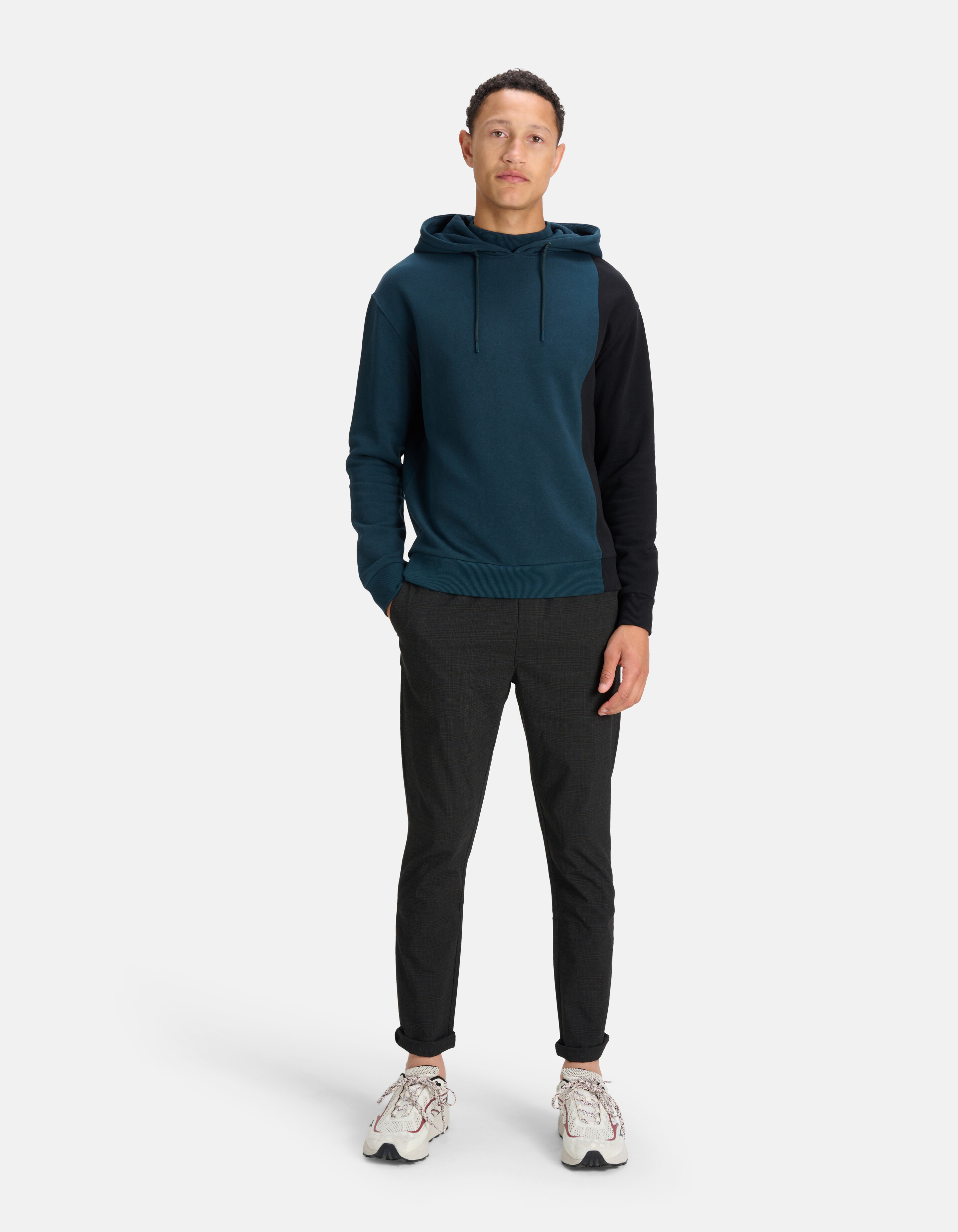 Karierte Hose Dunkelgrau SHOEBY MEN