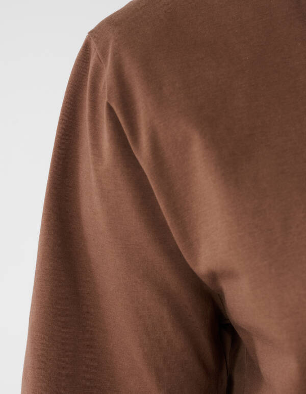 Gepolstertes T-Shirt Braun SHOEBY WOMEN