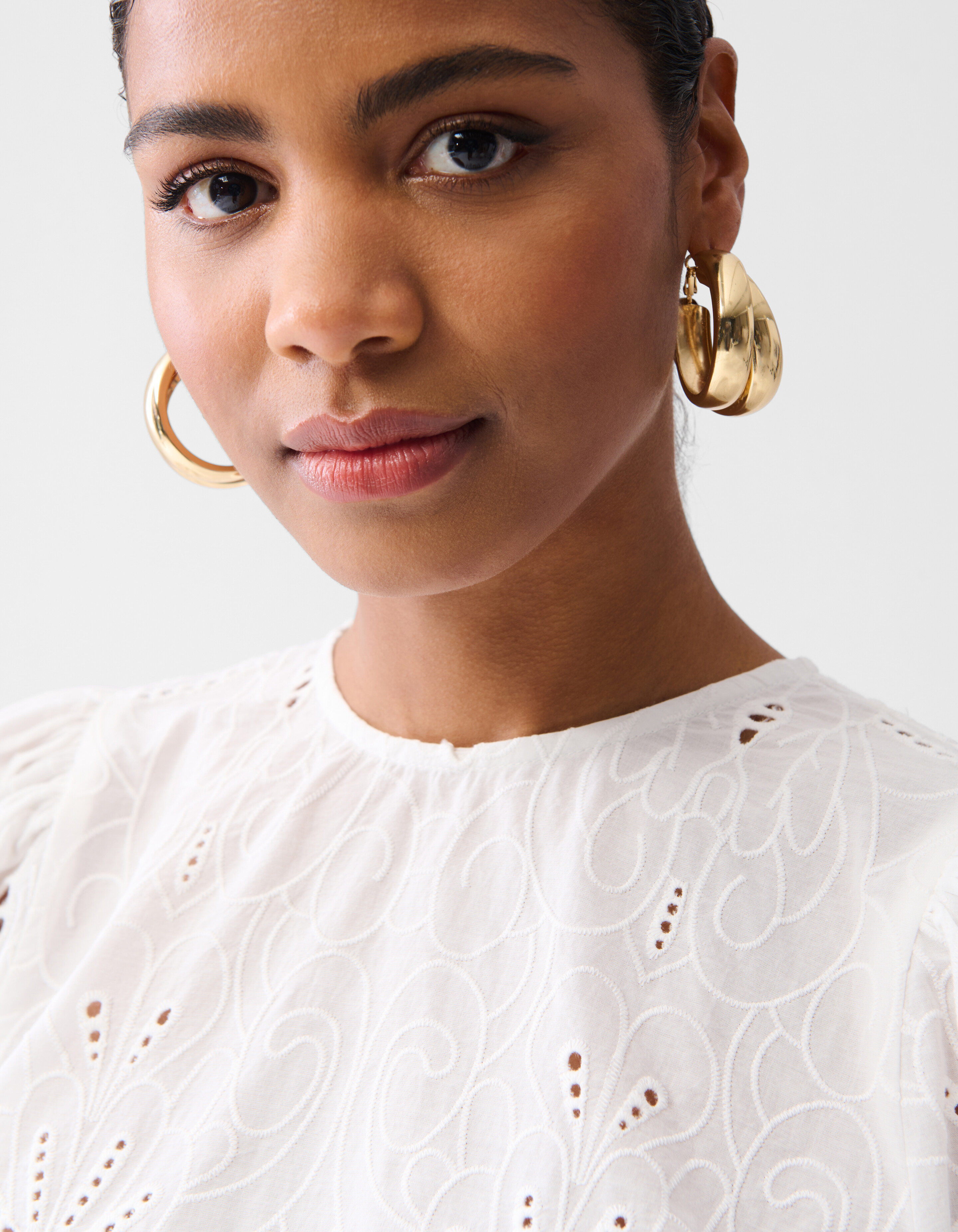 Besticktes Top Off White By Fred SHOEBY WOMEN