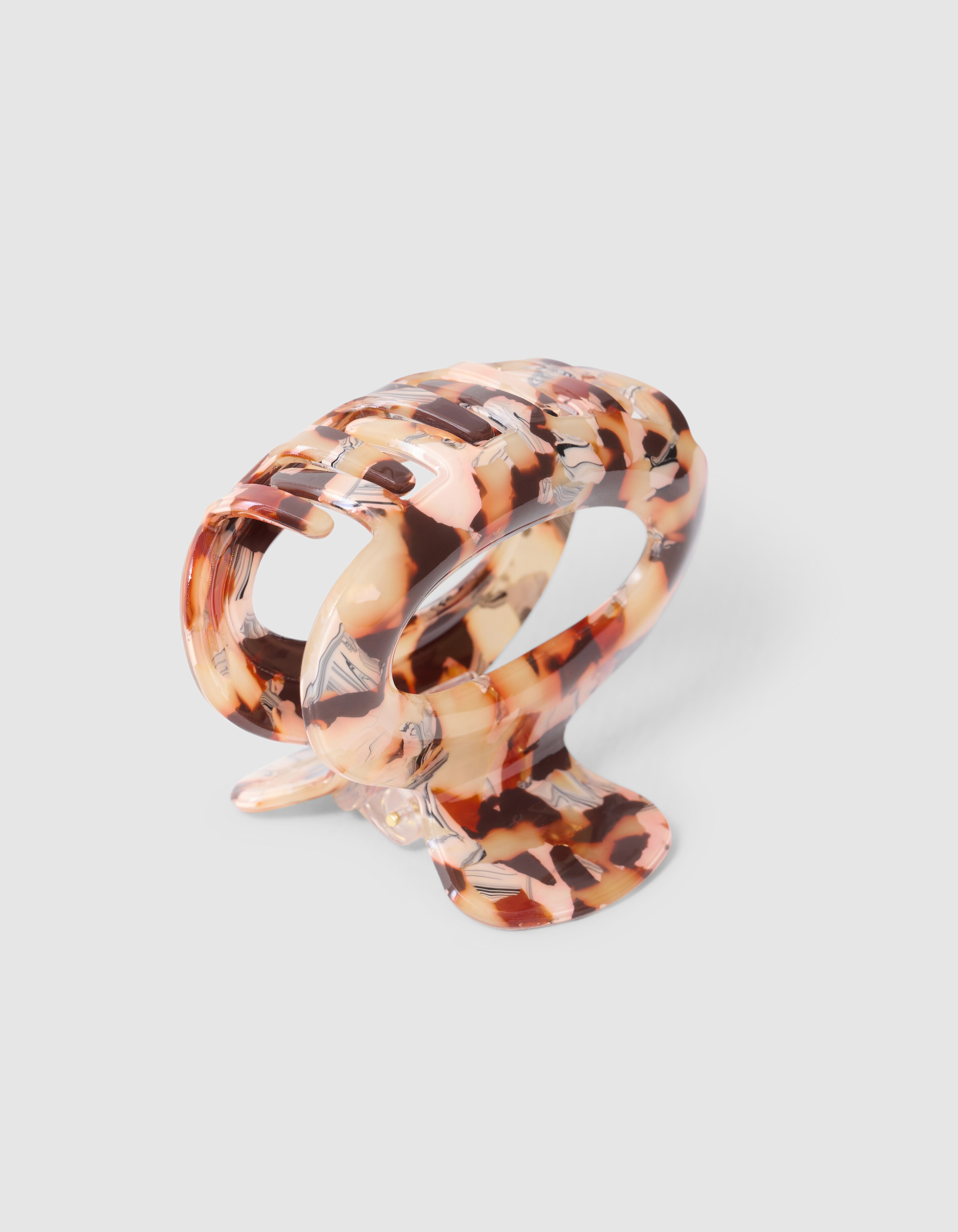 Bulky Haarspange Dunkelbraun SHOEBY ACCESSOIRES