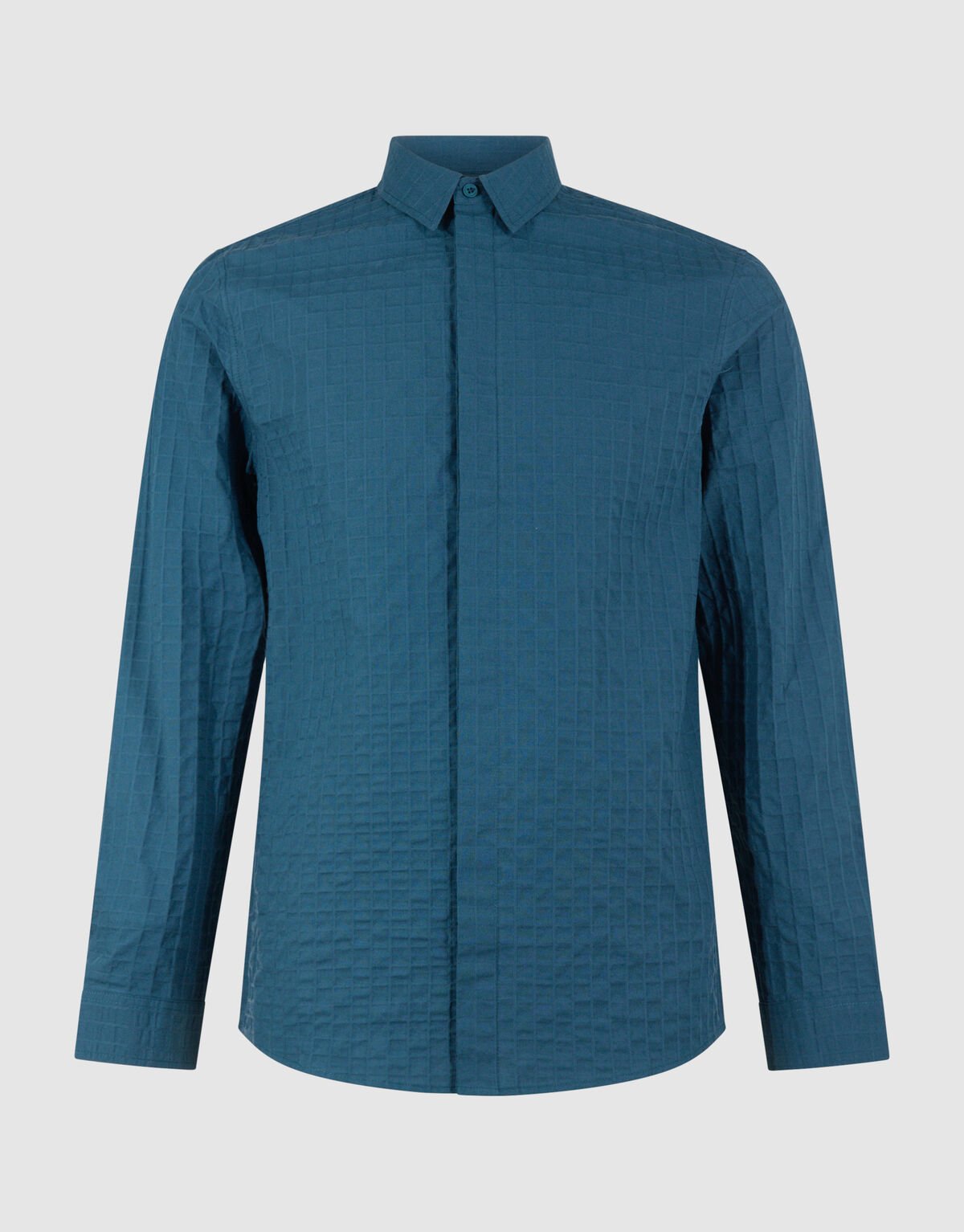 Strukturhemd Dunkelgrün SHOEBY MEN