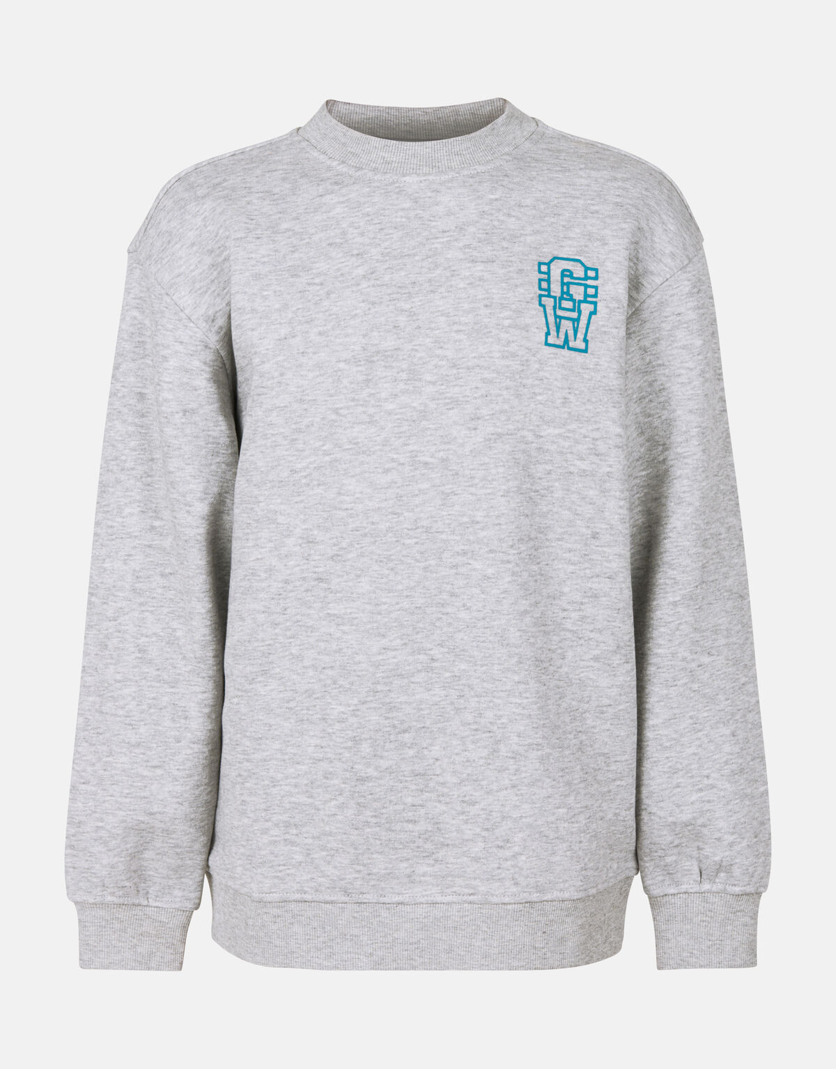 Pullover mit grafischem Aufdruck Grau SHOEBY BOYS