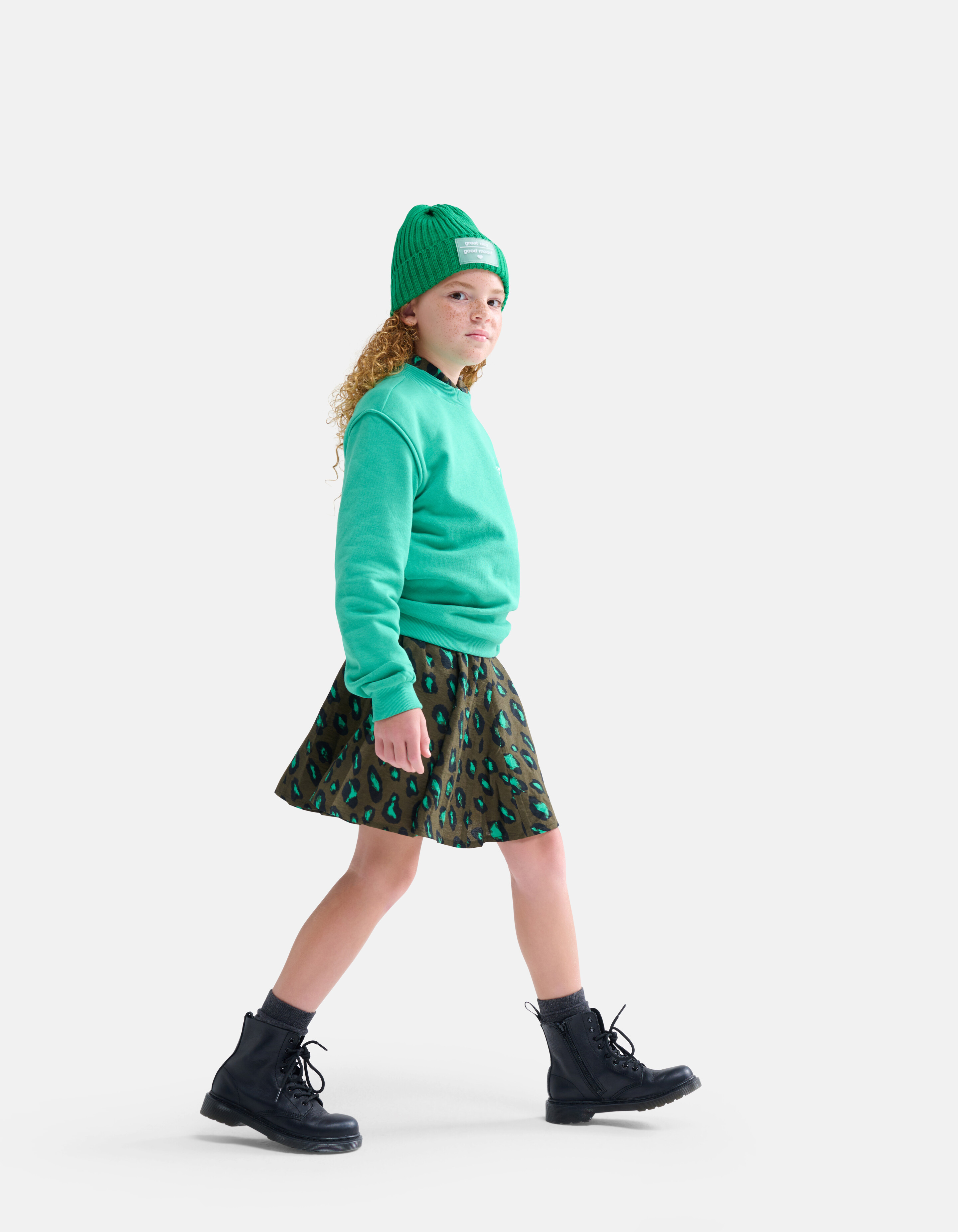 Sweatshirt mit Aufdruck Grün SHOEBY GIRLS